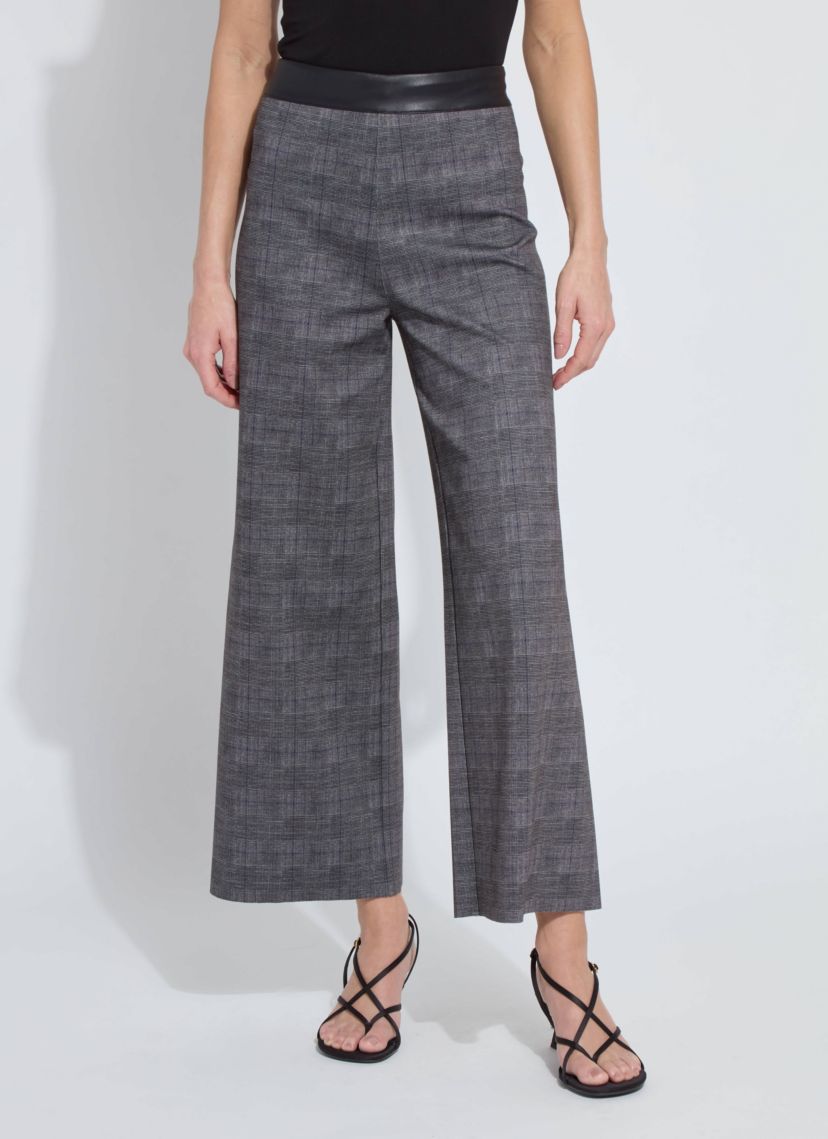 Denver Hi Waist Wide Leg Printed Ponte