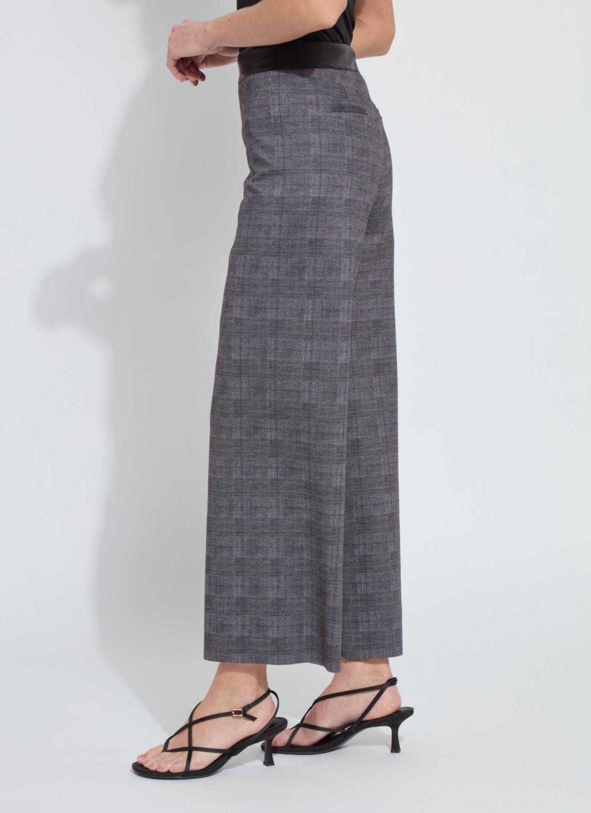 Denver Hi Waist Wide Leg Printed Ponte