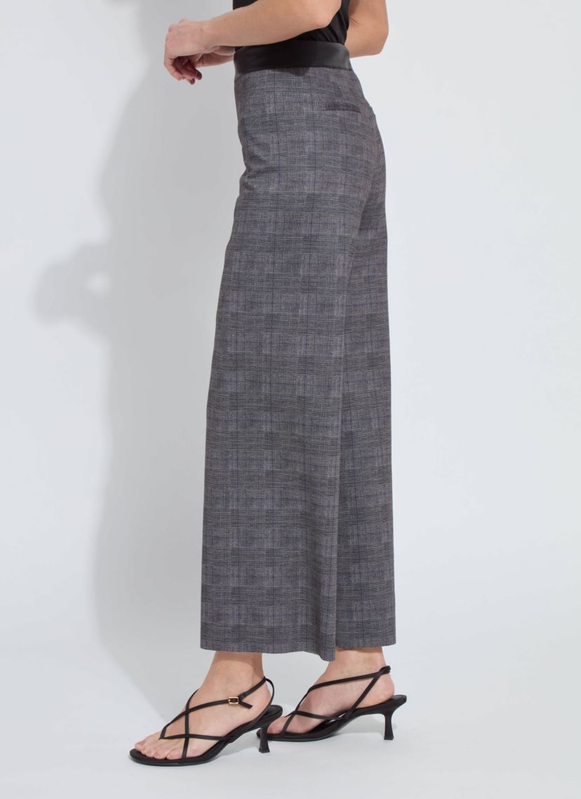 Denver Hi Waist Wide Leg Printed Ponte
