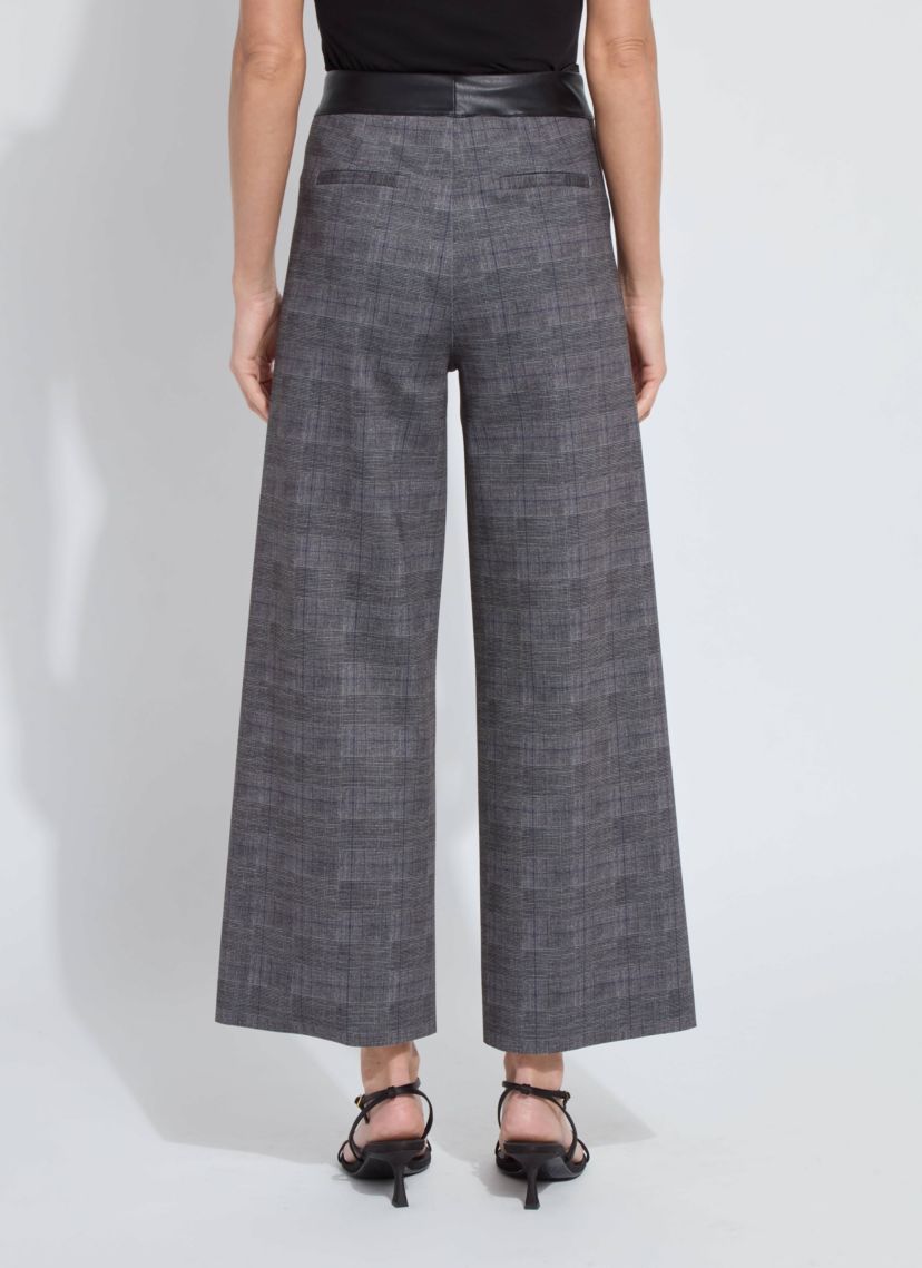 Denver Hi Waist Wide Leg Printed Ponte