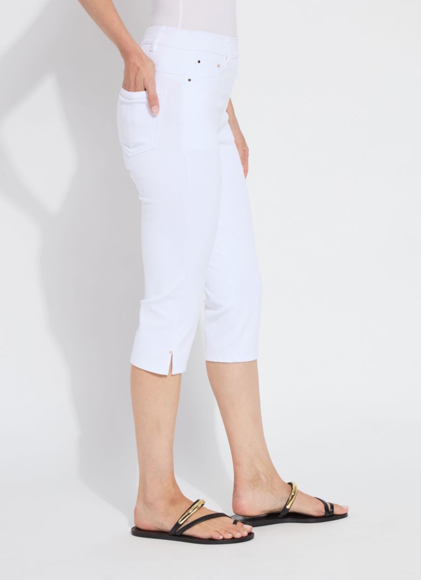 Granada Front Pocket Capri Denim