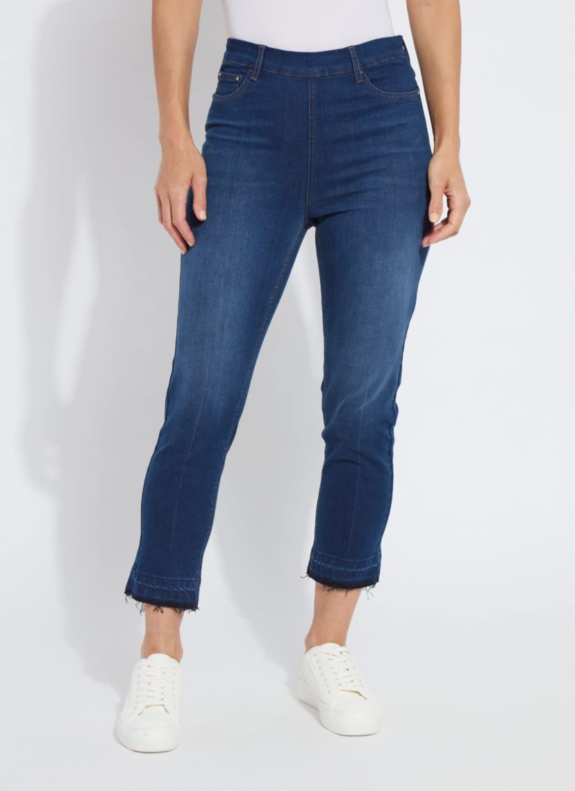 Toothpick Crop Straight Premium Denim