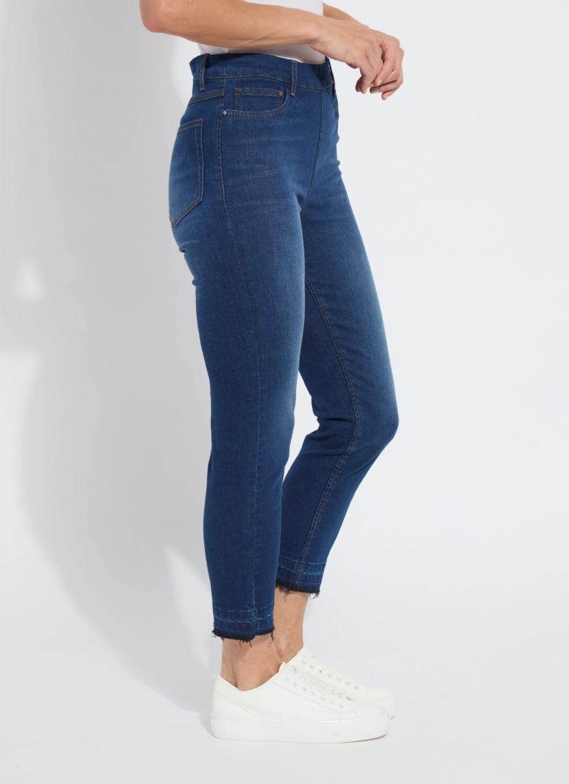 Toothpick Crop Straight Premium Denim