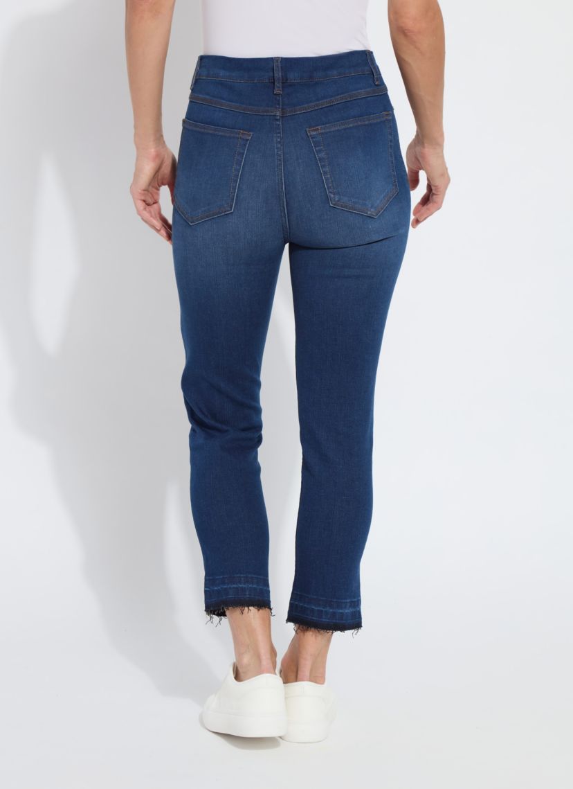 Toothpick Crop Straight Premium Denim
