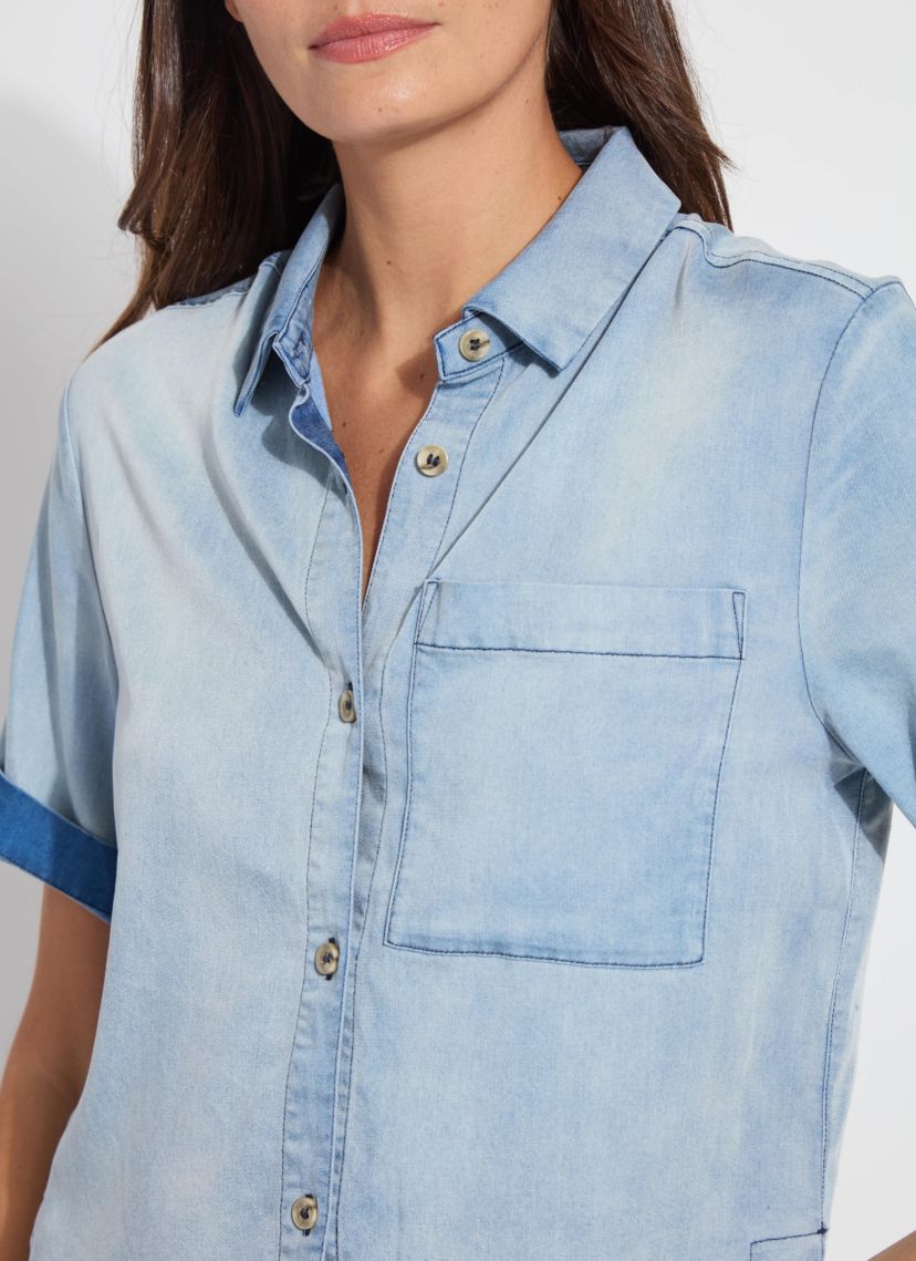 Bianca Chambray Short Sleeve