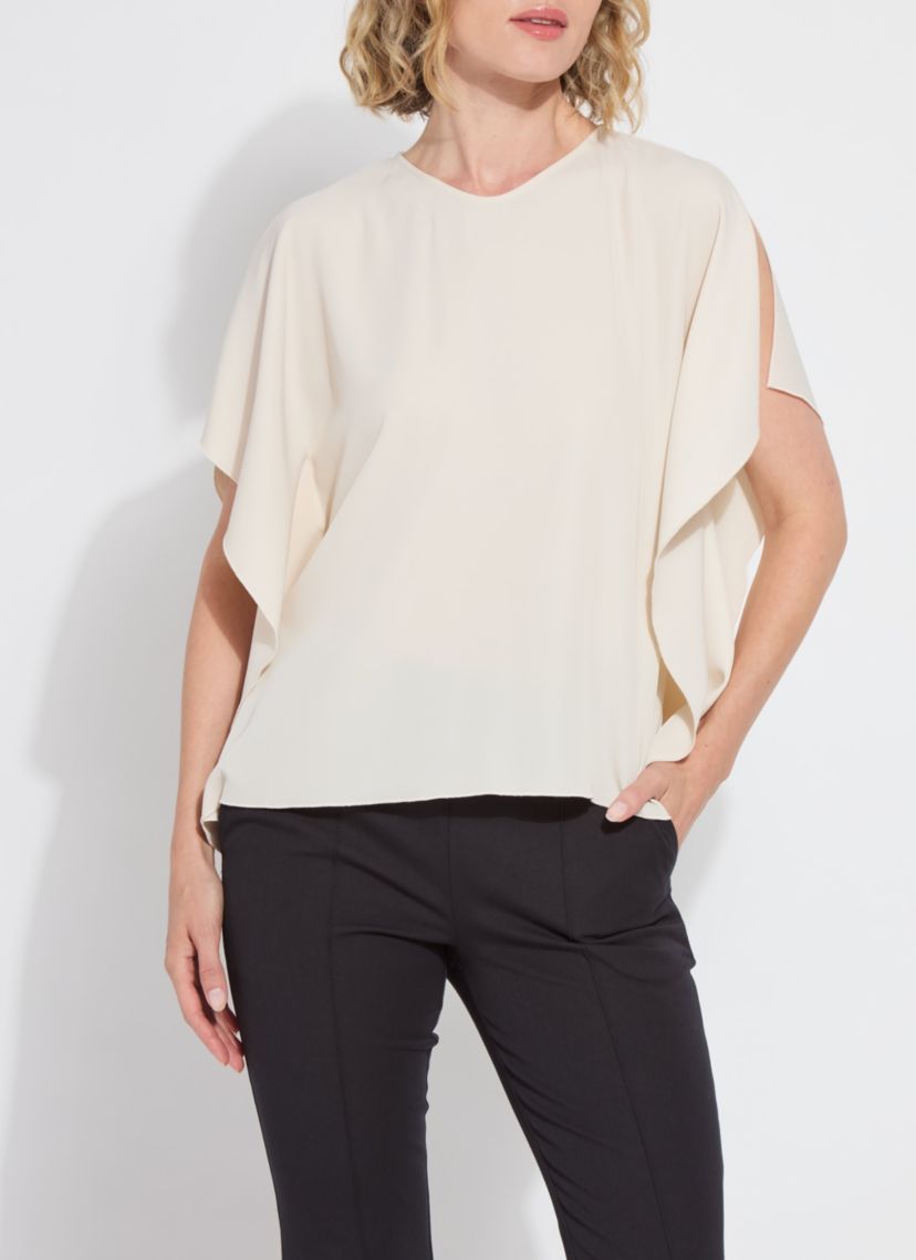 Carmen V Neck Scarf Top