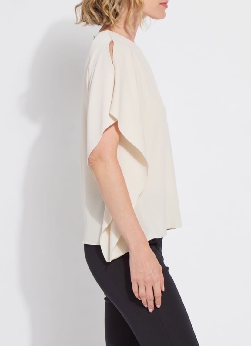 Carmen V Neck Scarf Top