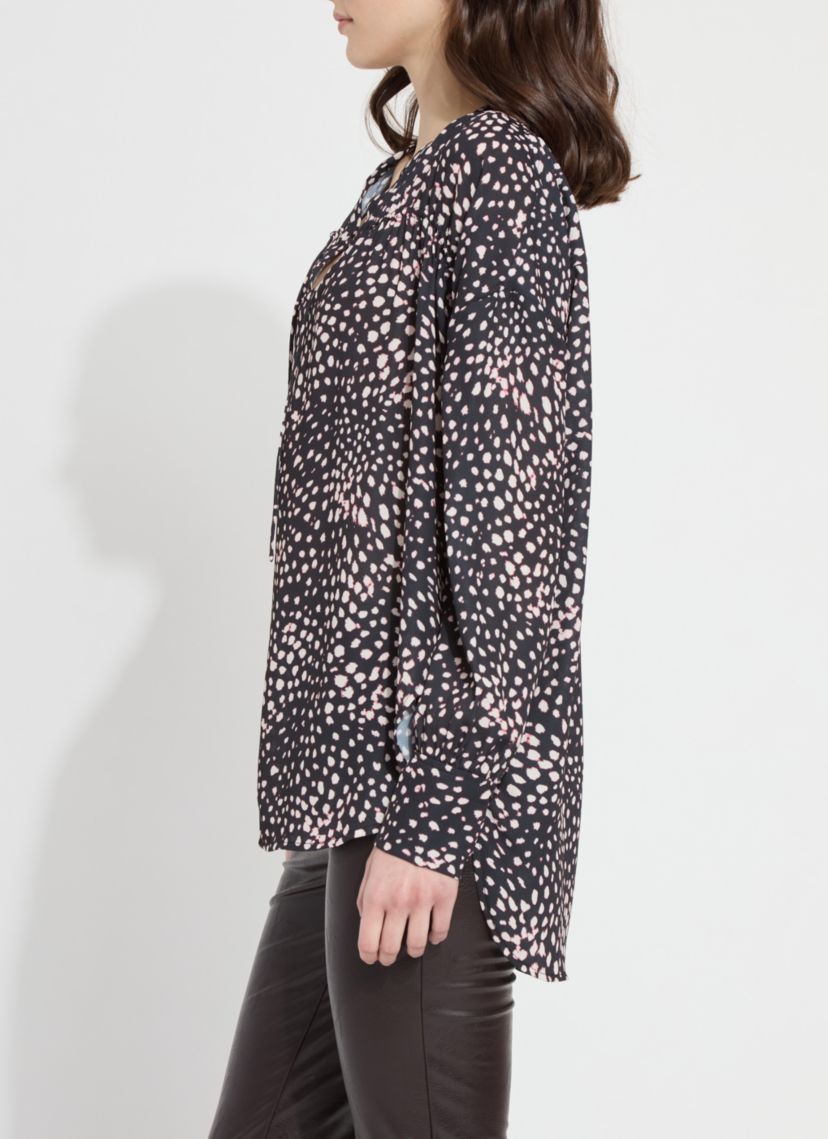 Lara Drawstring Pull On Blouse