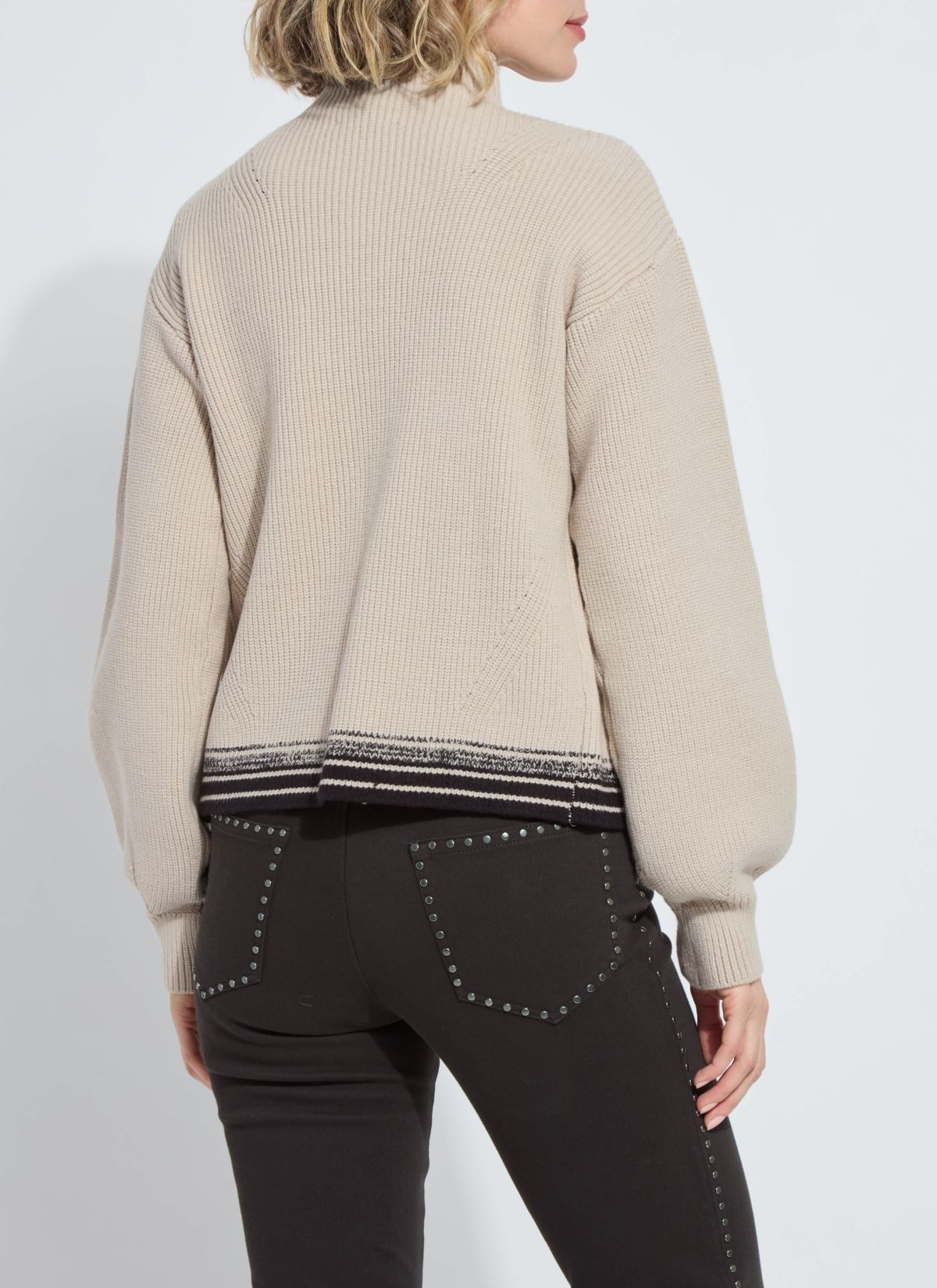 Blythe Zip Up Cozy Rib Sweater