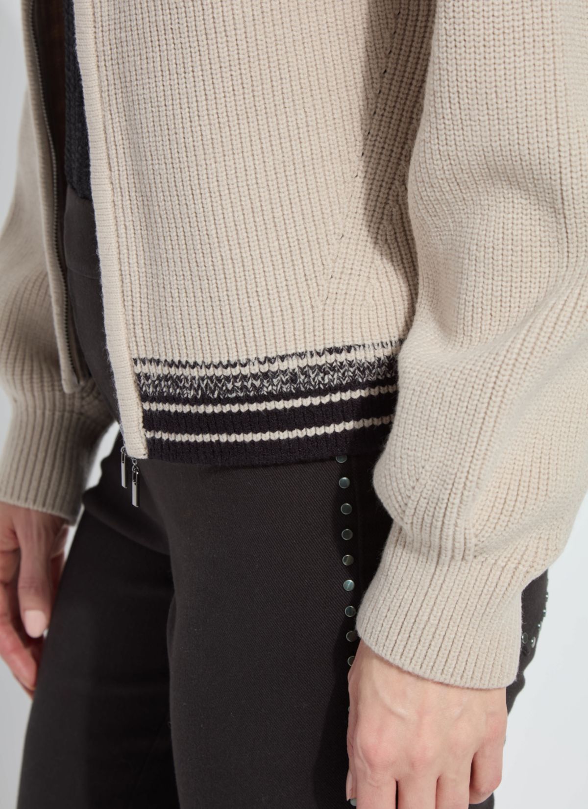 Blythe Zip Up Cozy Rib Sweater