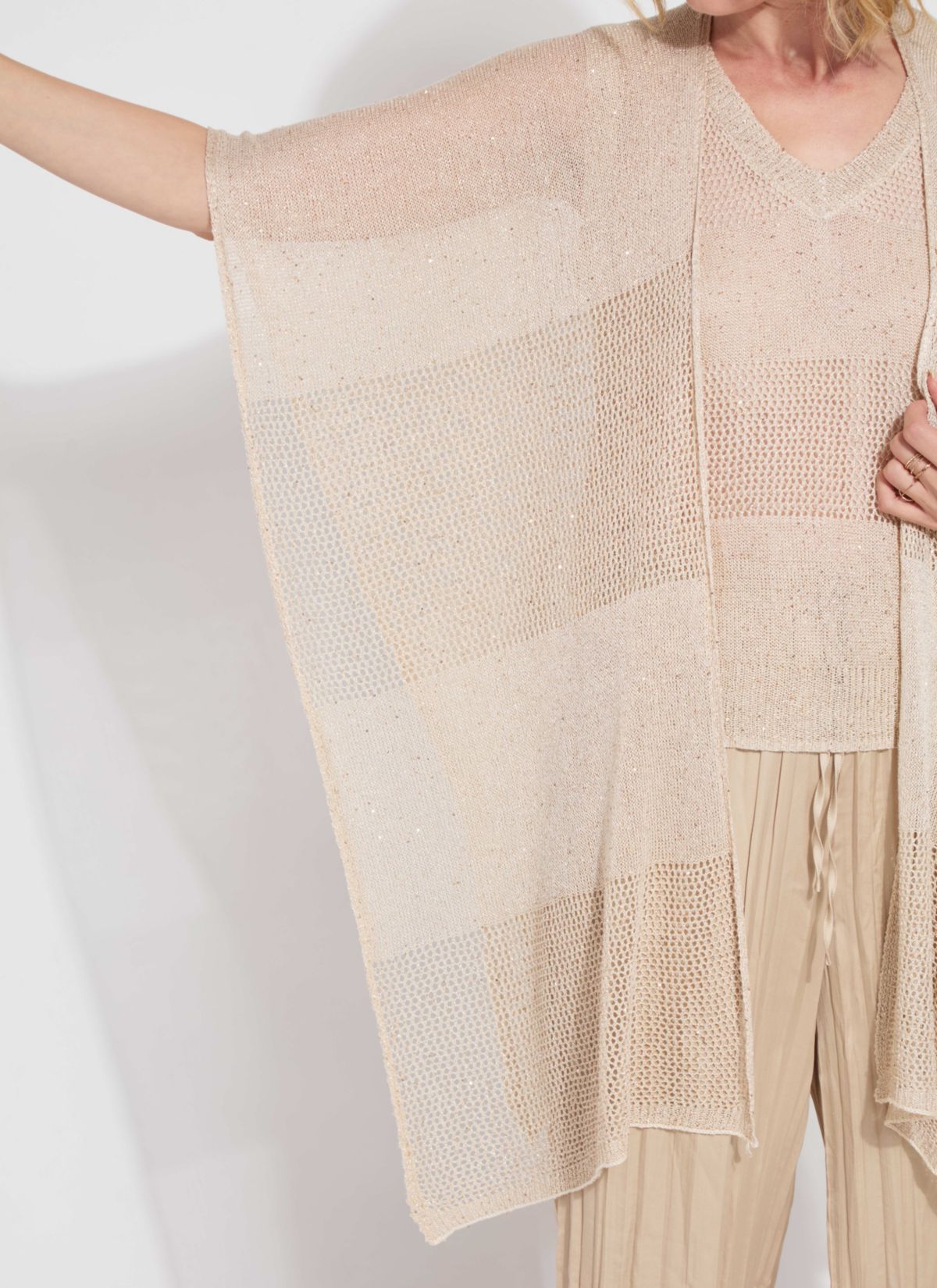 Riva Mesh Sequin Shrug