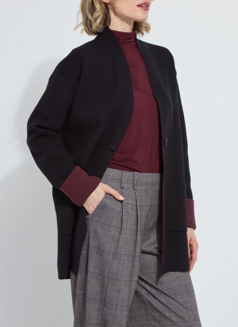 Nicolette Double Face Knit Cardigan