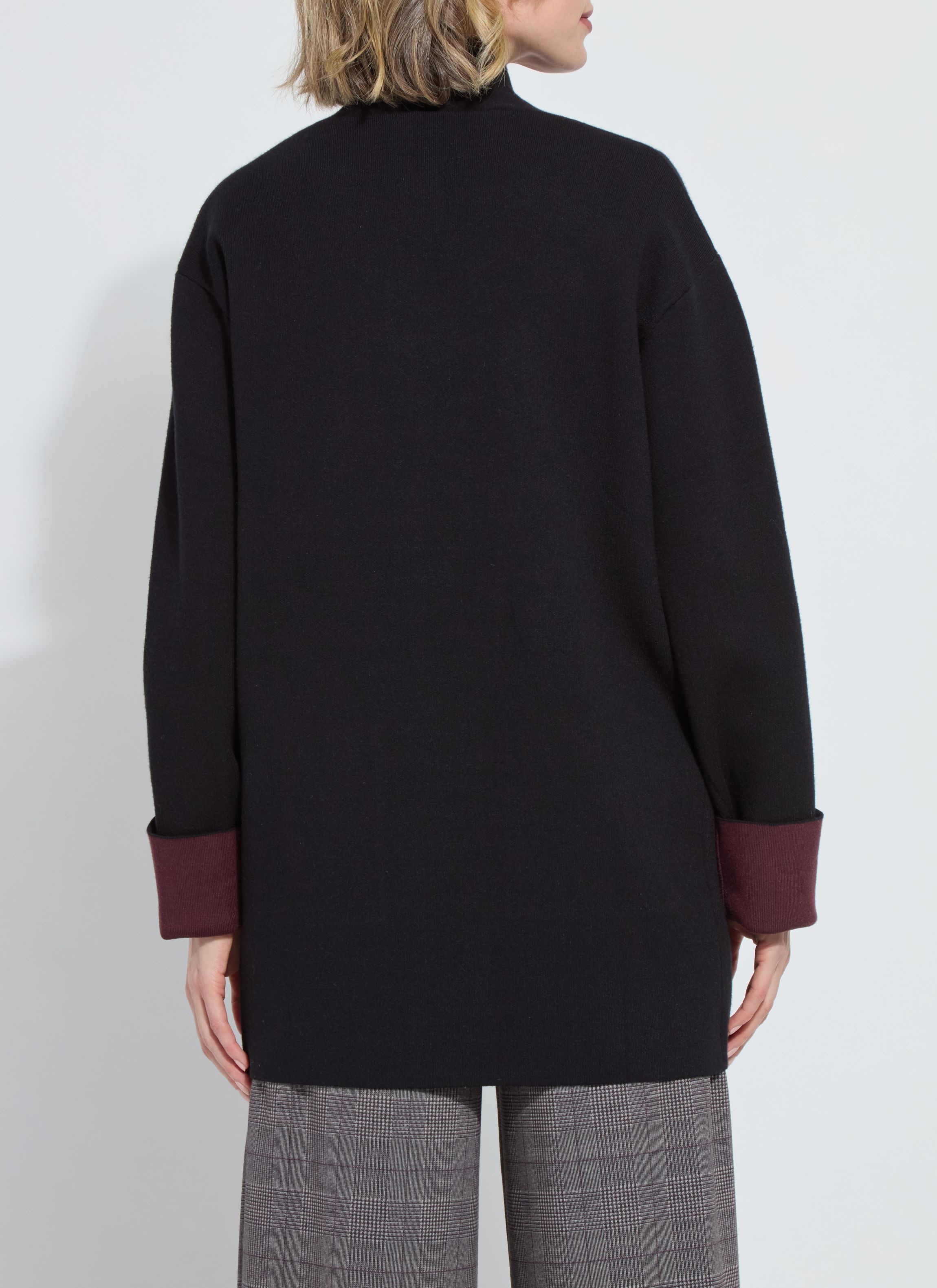 Nicolette Double Face Knit Cardigan