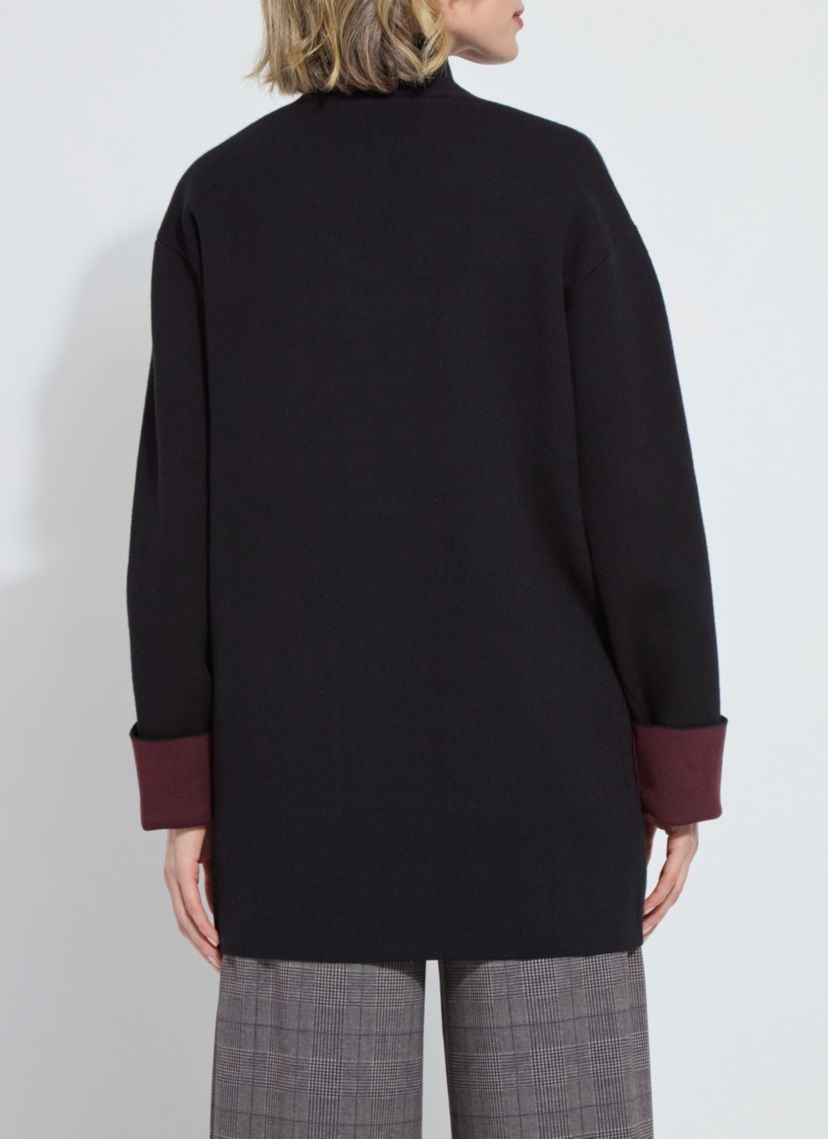 Nicolette Double Face Knit Cardigan