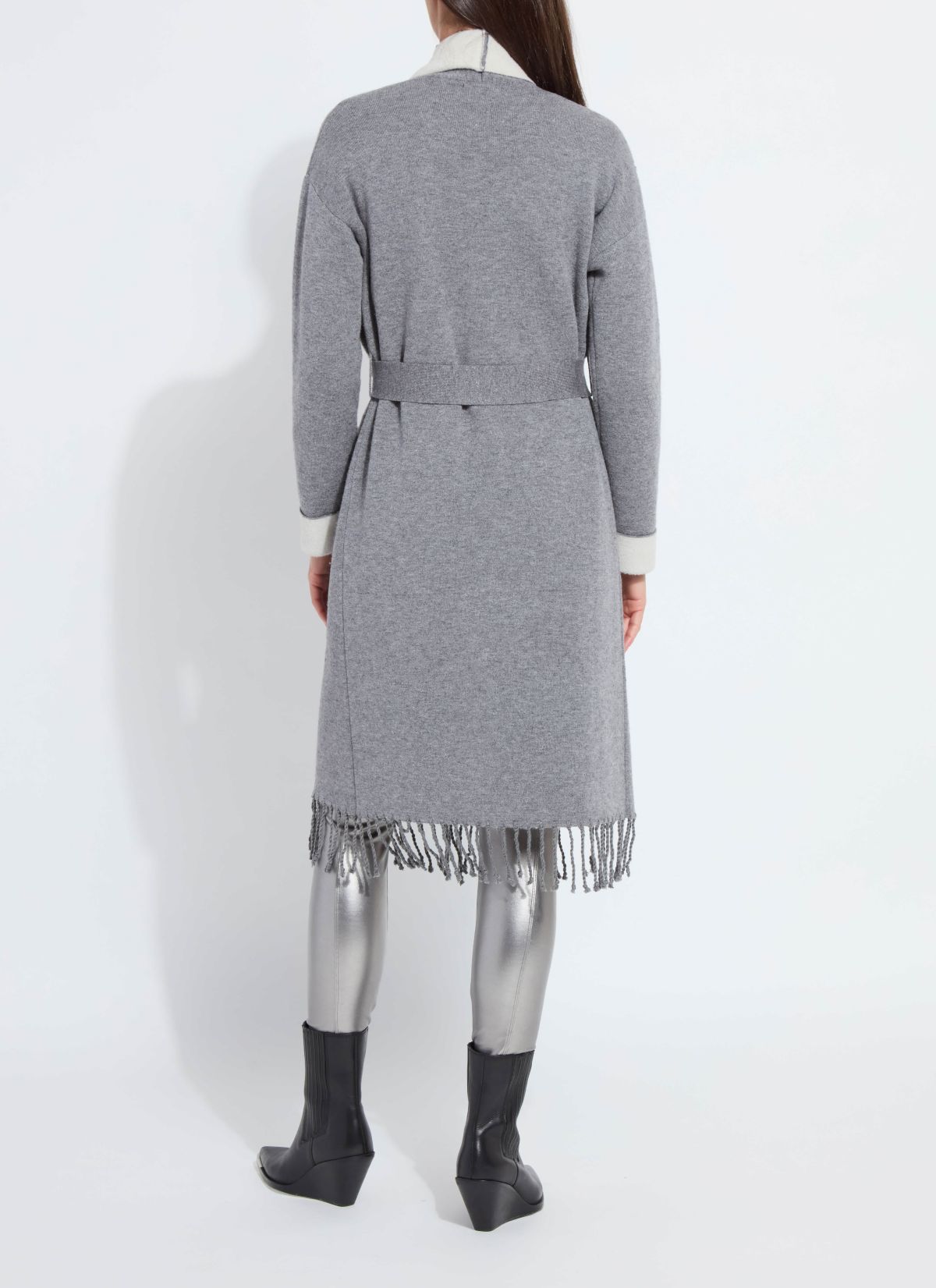 Juliette Fringed Sweater Coat