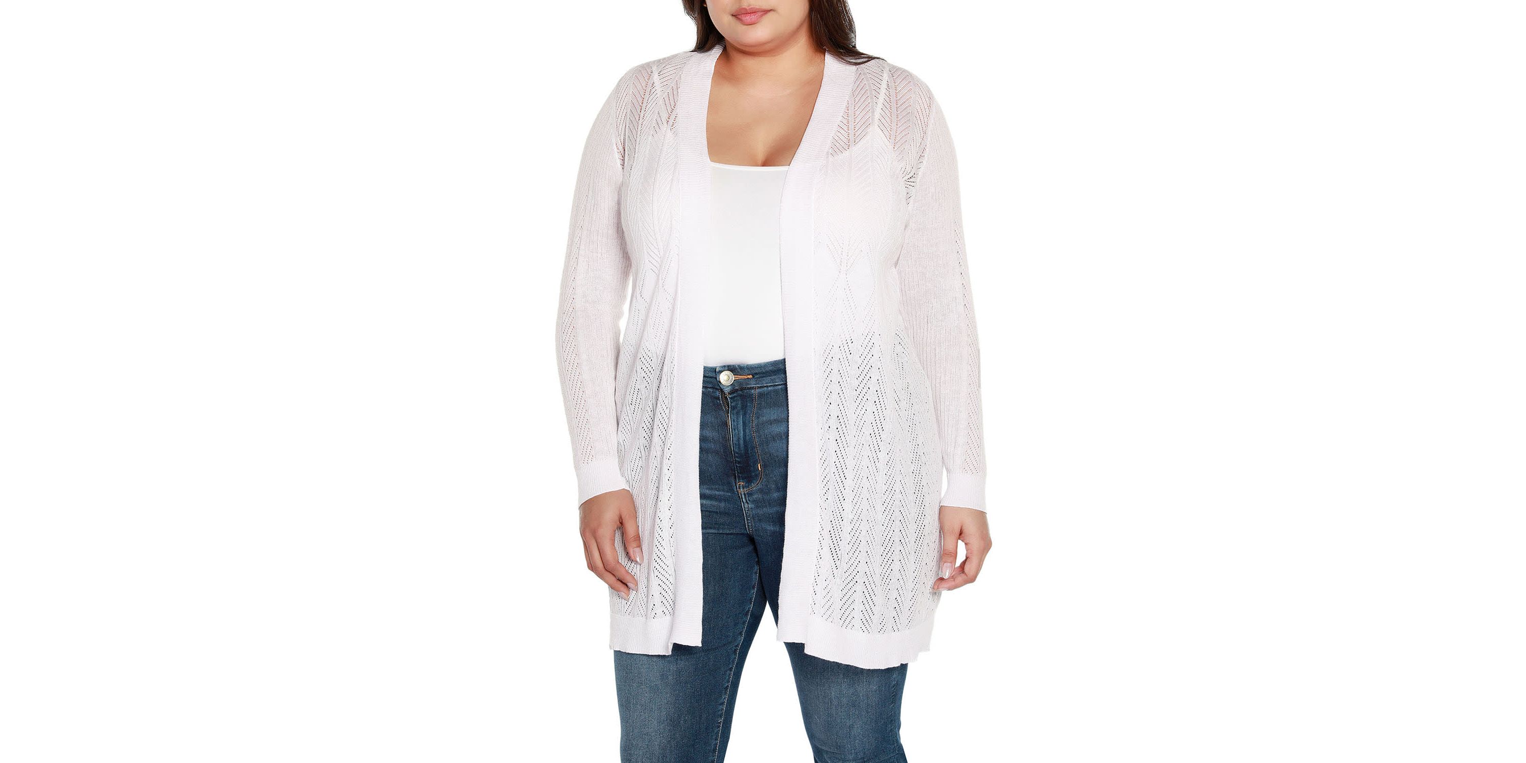 Plus Size Lightweight Duster Cardigan Sweater
