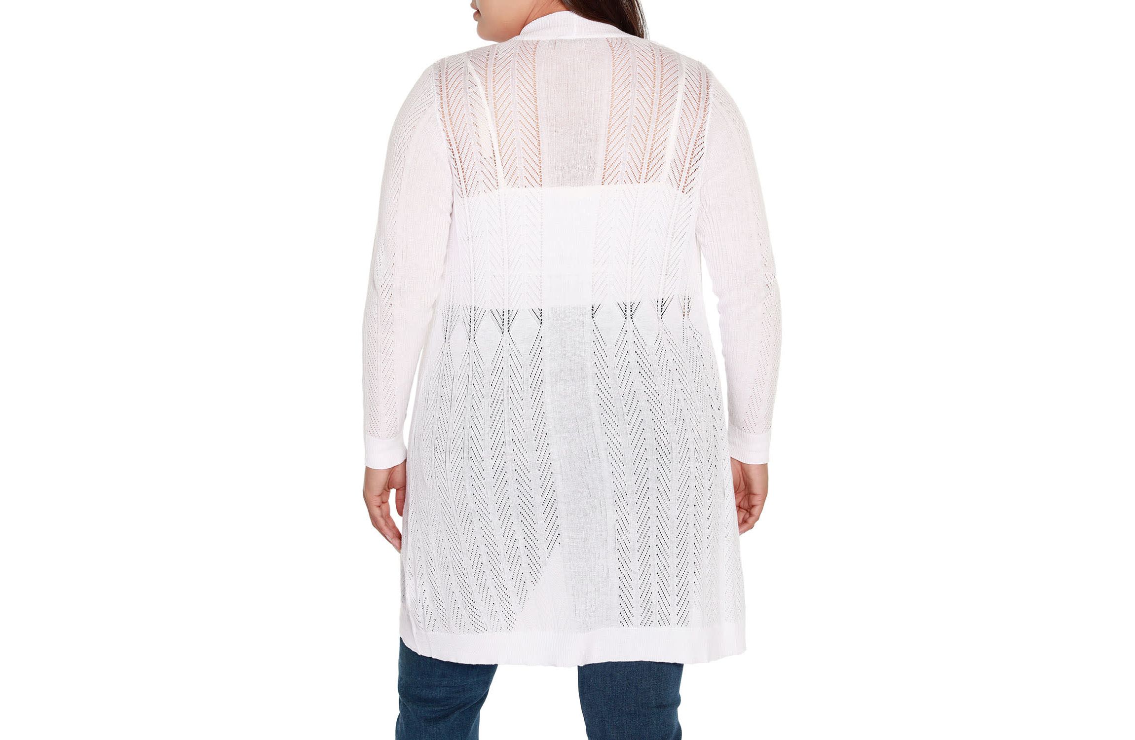 Plus Size Lightweight Duster Cardigan Sweater