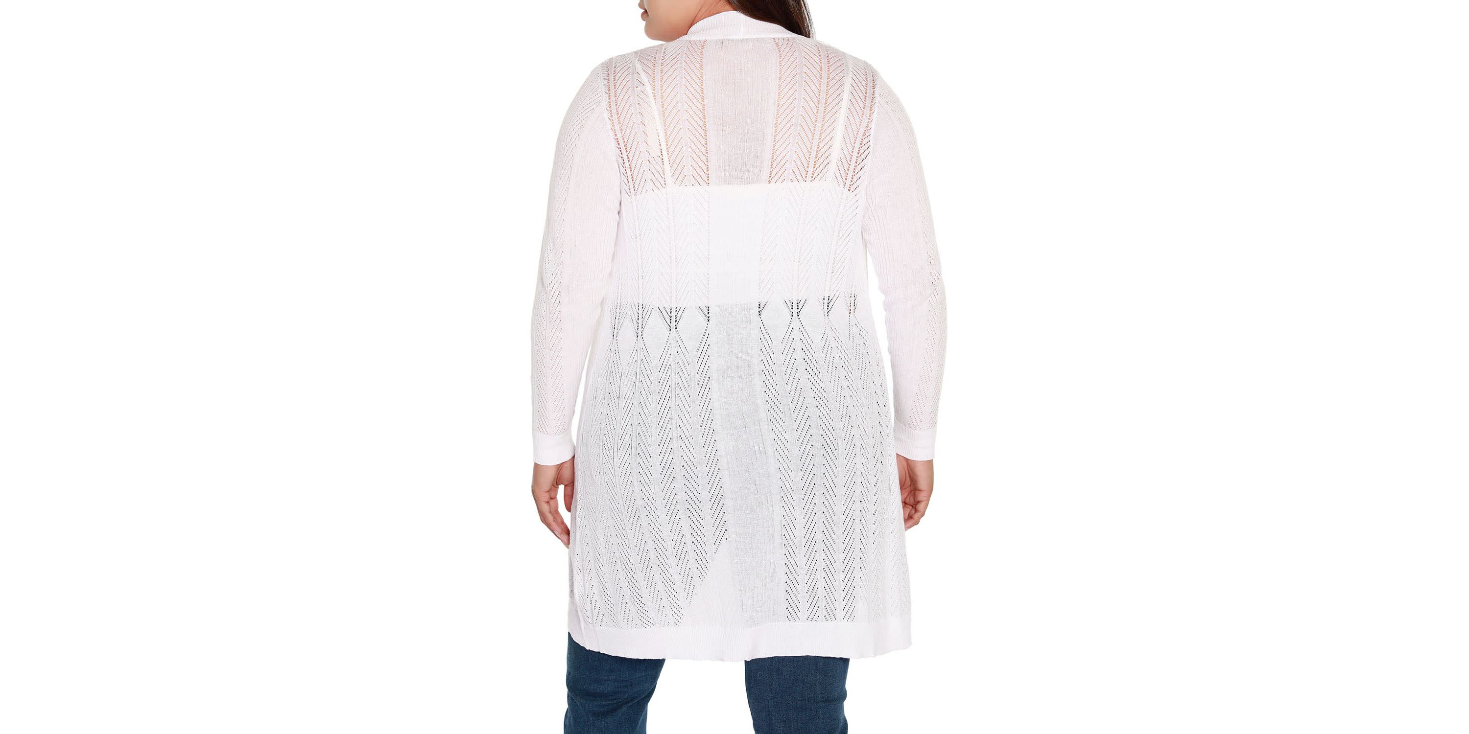 Plus Size Lightweight Duster Cardigan Sweater
