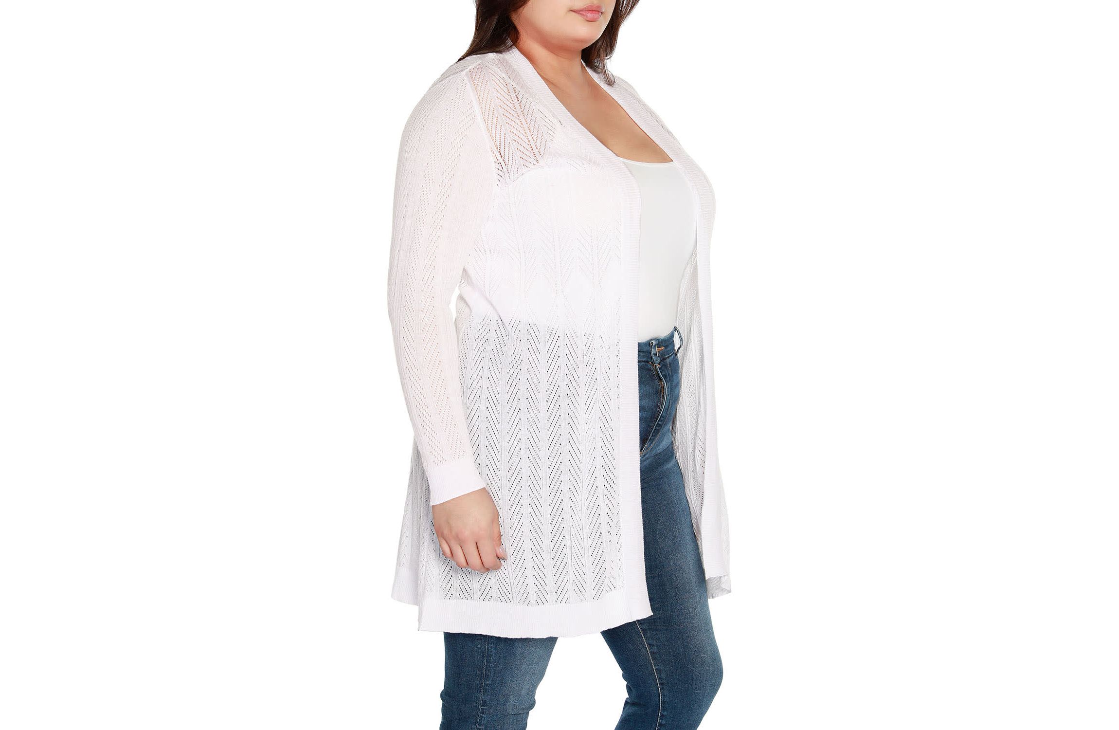 Plus Size Lightweight Duster Cardigan Sweater
