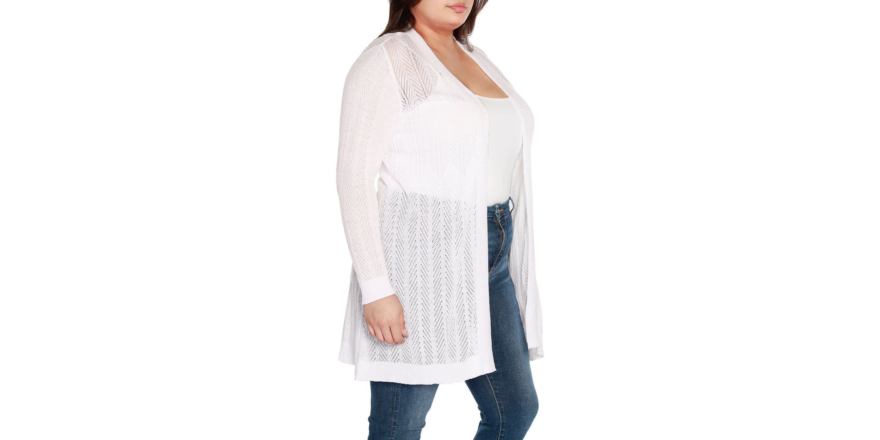 Plus Size Lightweight Duster Cardigan Sweater