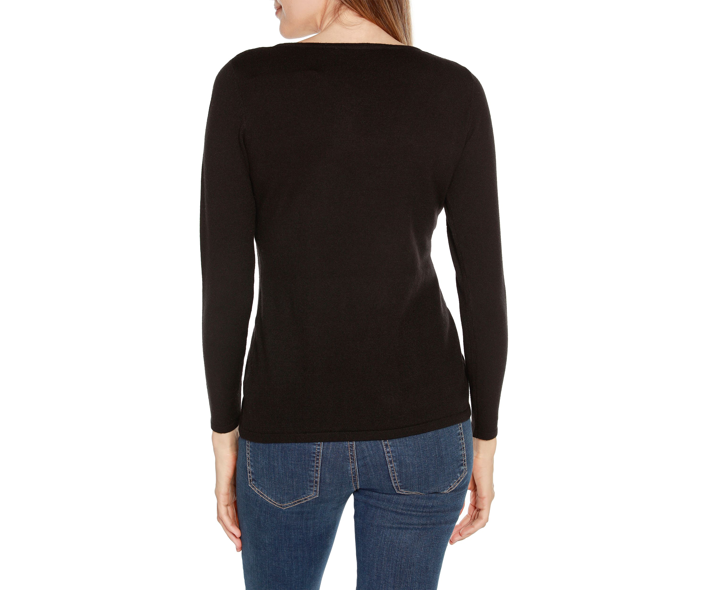 Asymmetrical Crossover-Front Sweater