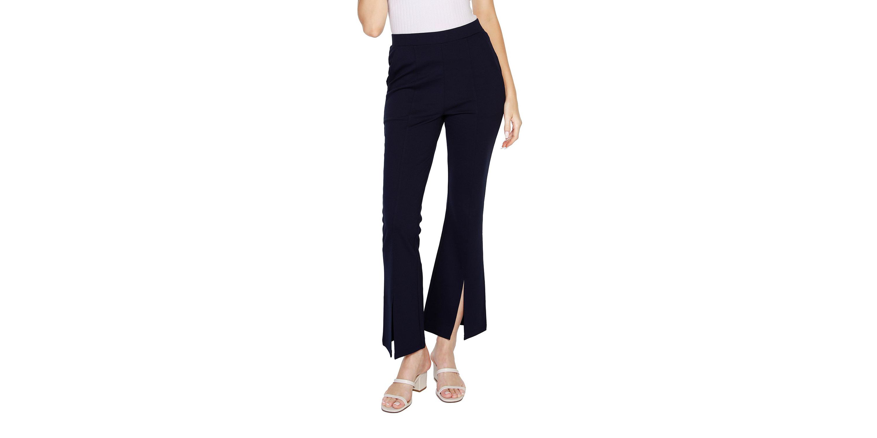 Split Hem Ponte Pant