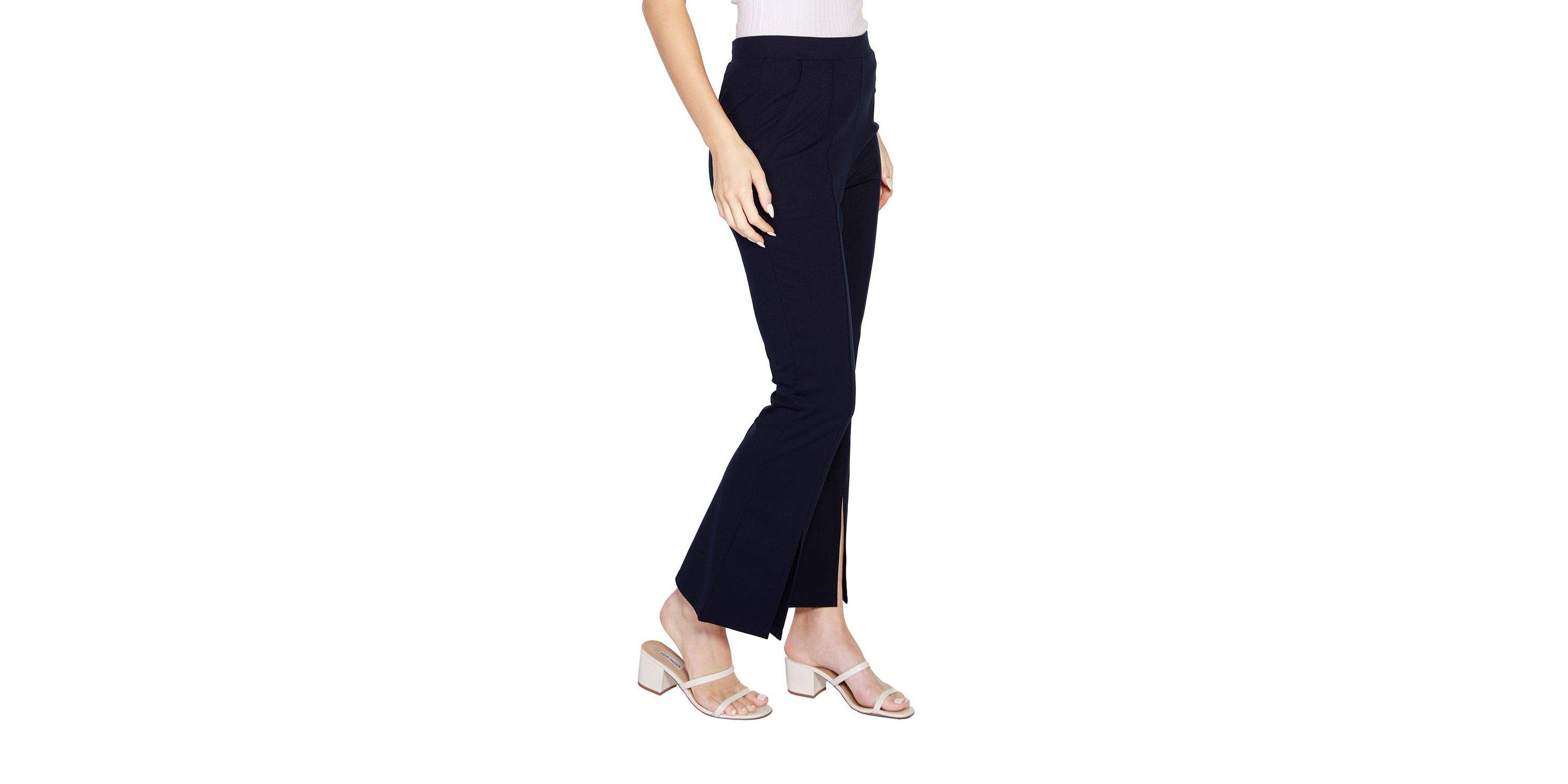Split Hem Ponte Pant