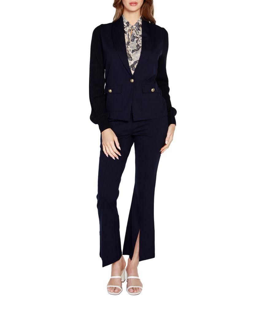 Split Hem Ponte Pant