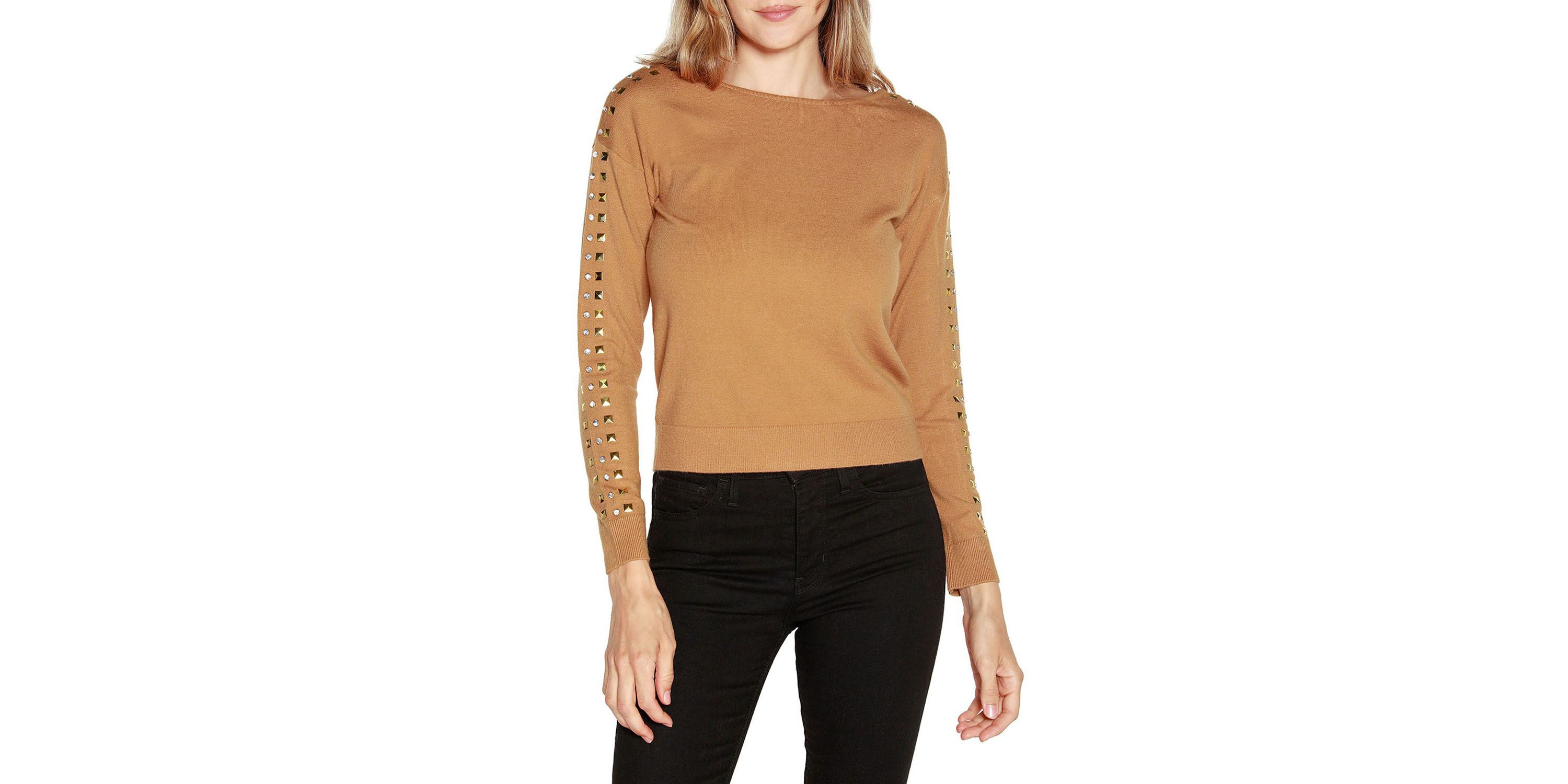 Embellished Boatneck Sweater