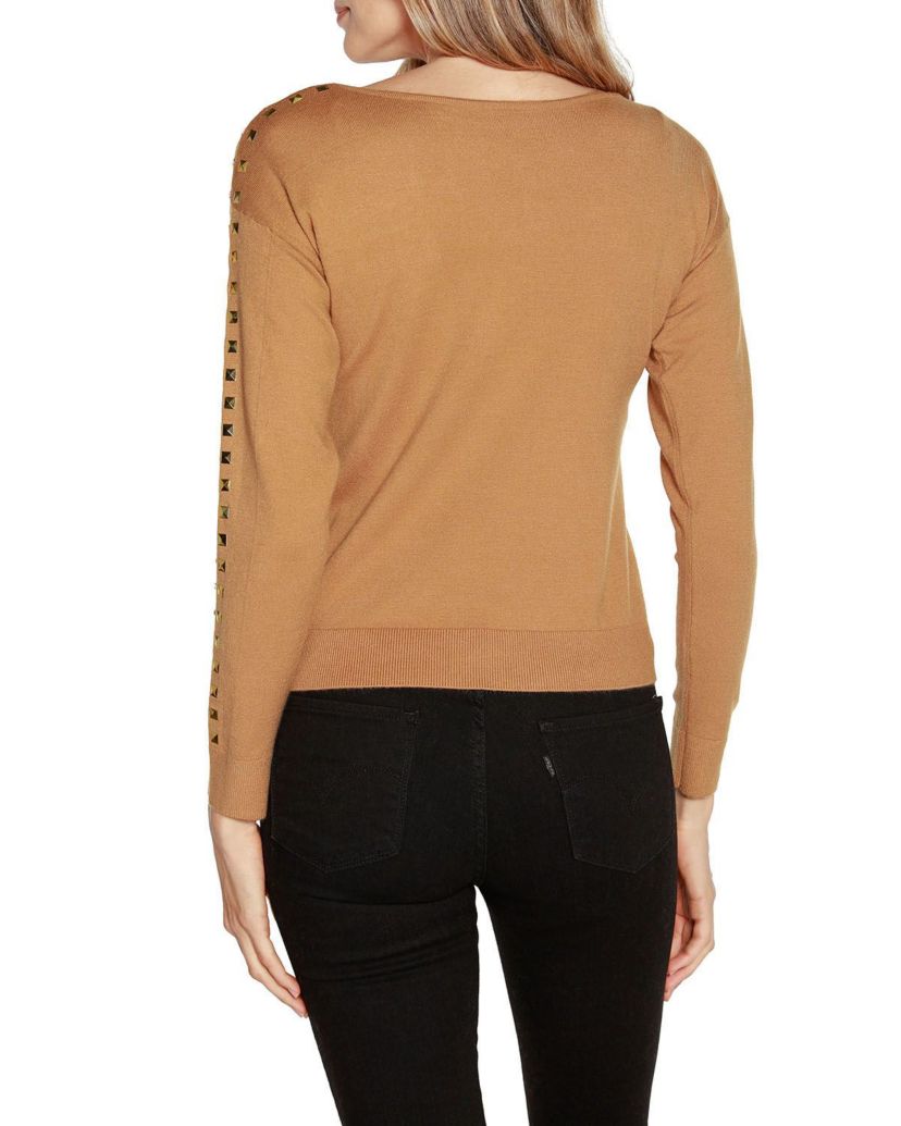 Embellished Boatneck Sweater
