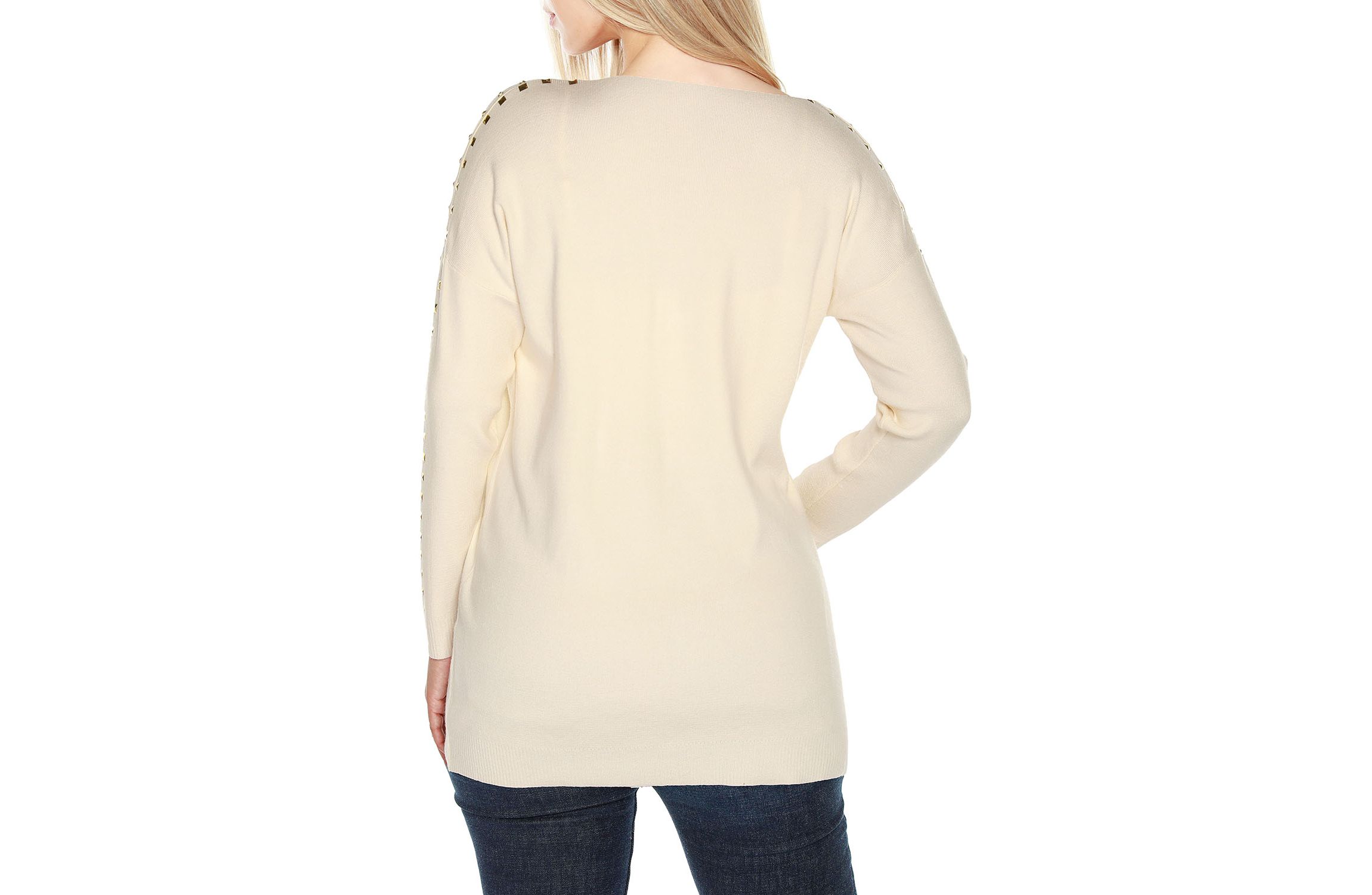 Embellished Open-Front Cardigan