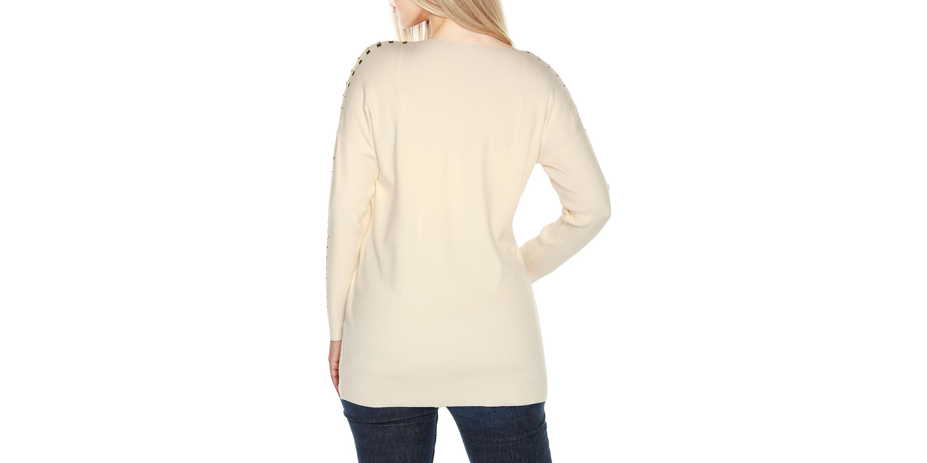 Embellished Open-Front Cardigan