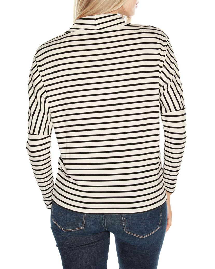 Cowl-Neck Dolman-Sleeve Top