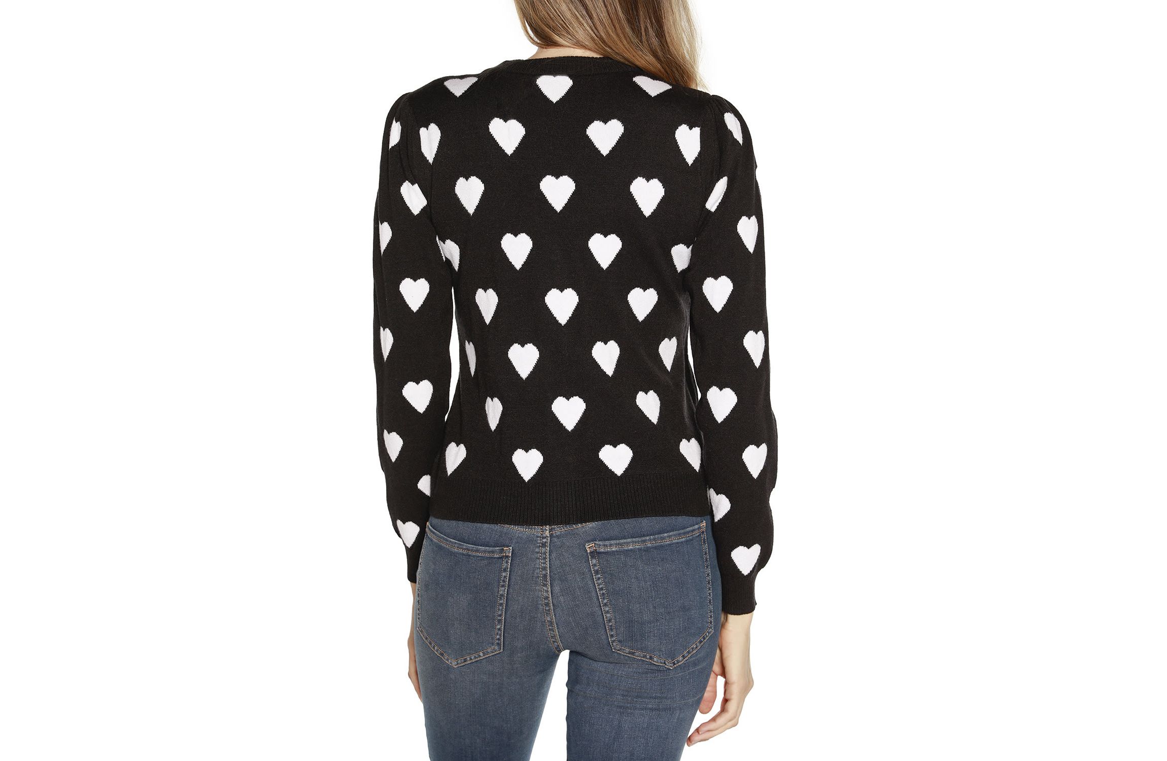 Hearts Jacquard Cardigan