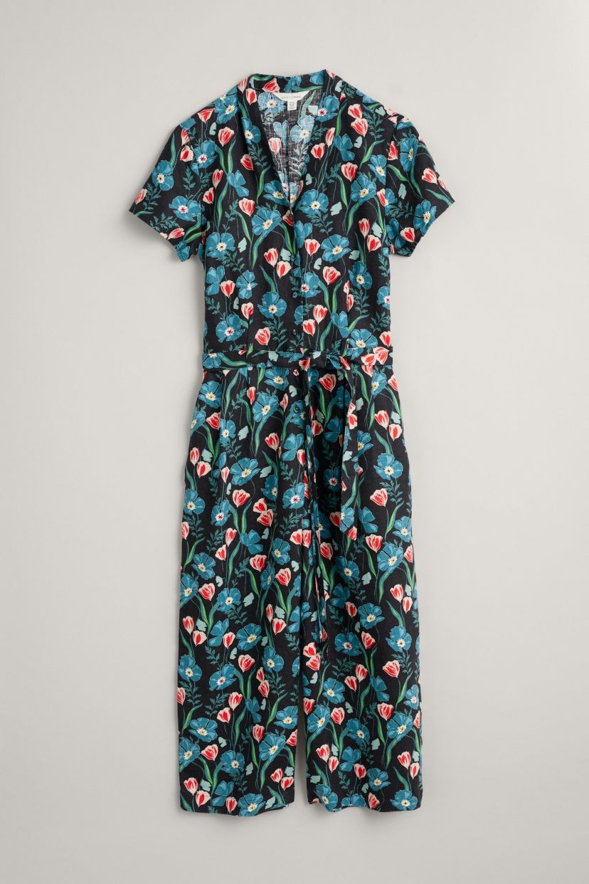 Treen Cove Linen Jumpsuit