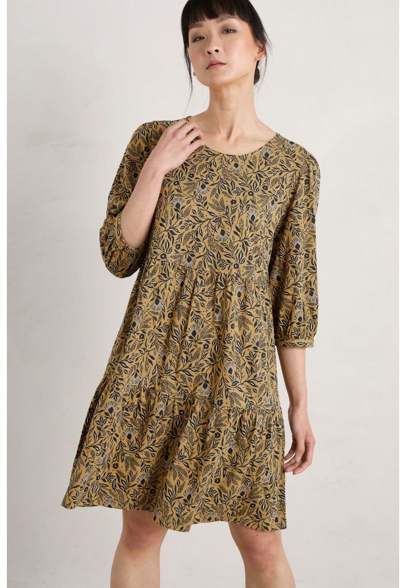 Heron Dip Tiered Jersey Dress