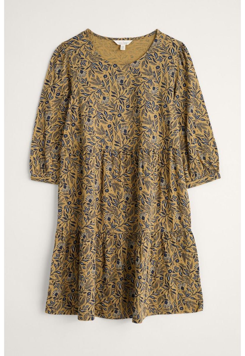 Heron Dip Tiered Jersey Dress