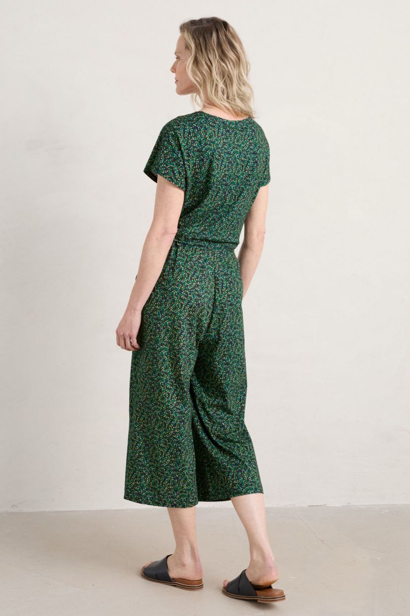 Rose Trellis Wide Leg Jumpsuit