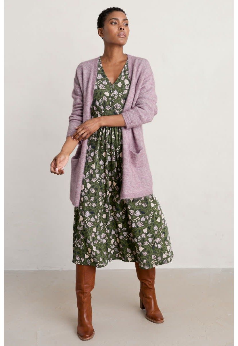 Carwynnen 3/4 Sleeve Dress Green
