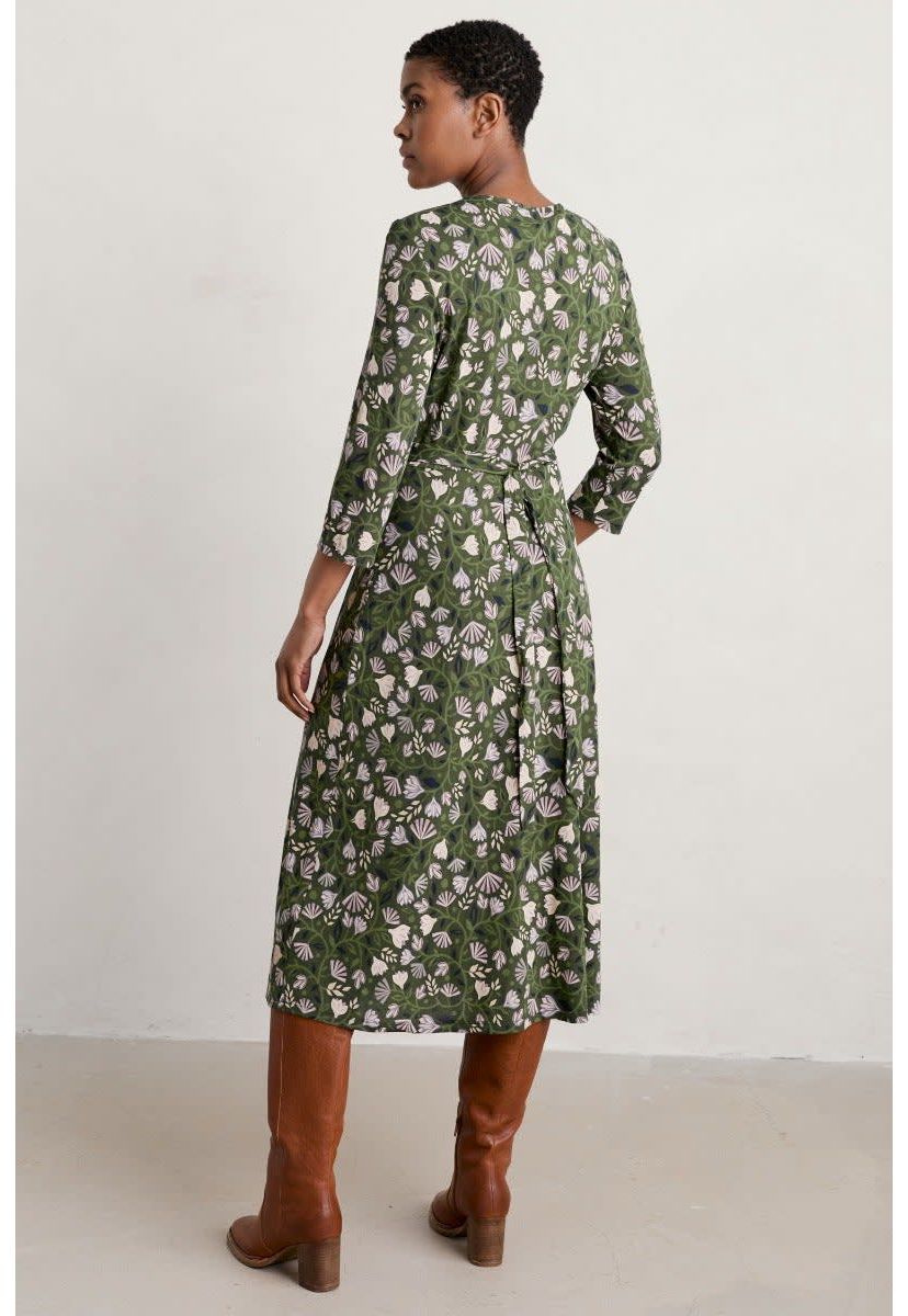 Carwynnen 3/4 Sleeve Dress Green