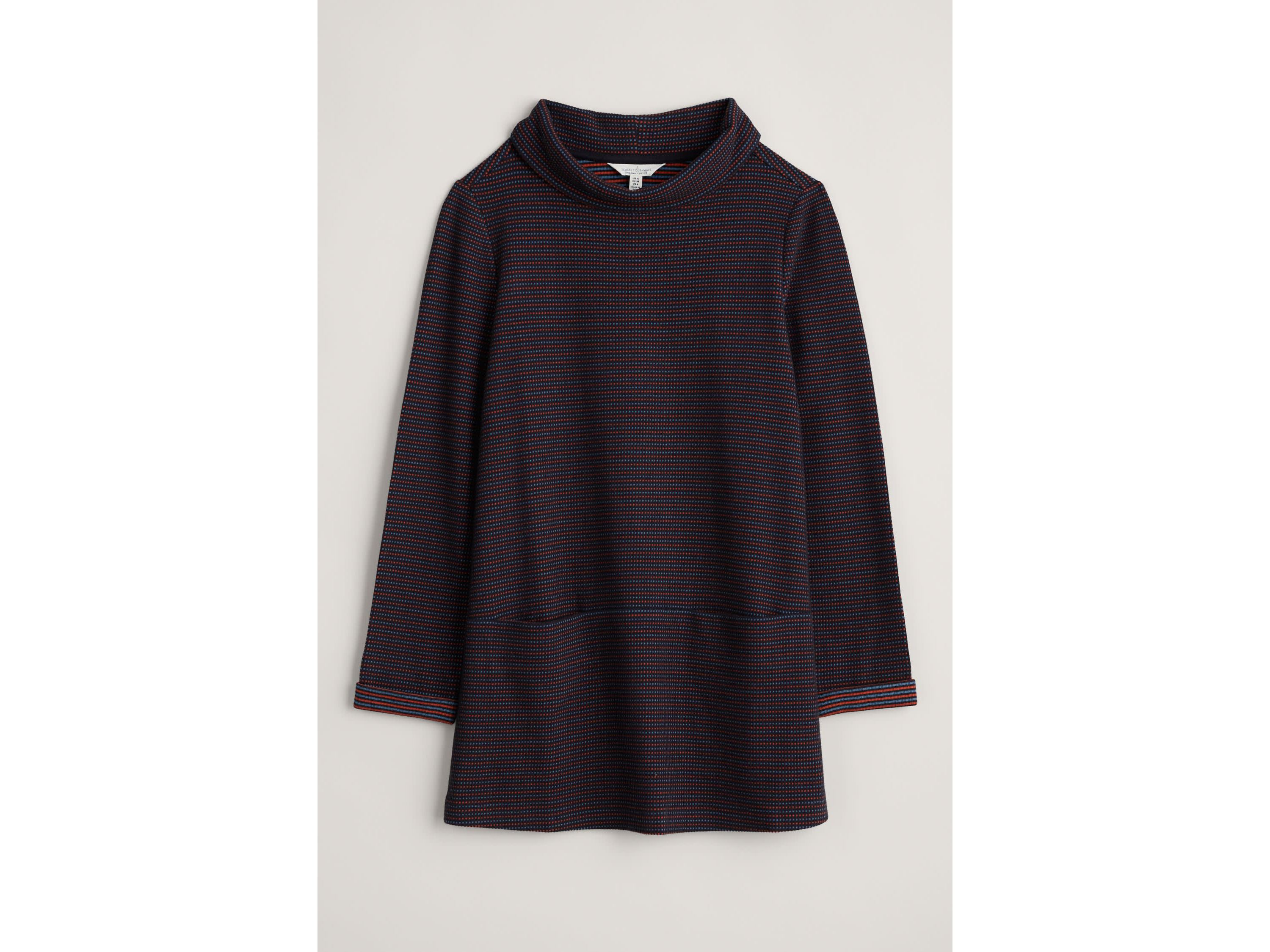 Mawgan Porth Jacquard Jersey Tunic Black