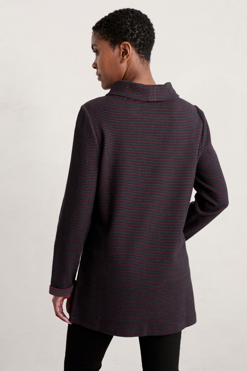 Mawgan Porth Jacquard Jersey Tunic Black