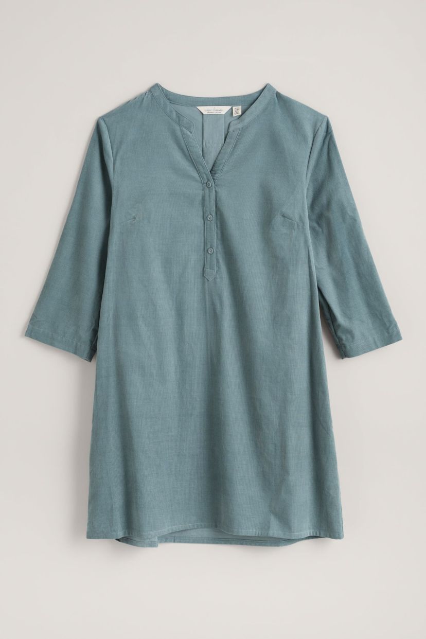 South Terrace Needlecord Tunic Blue