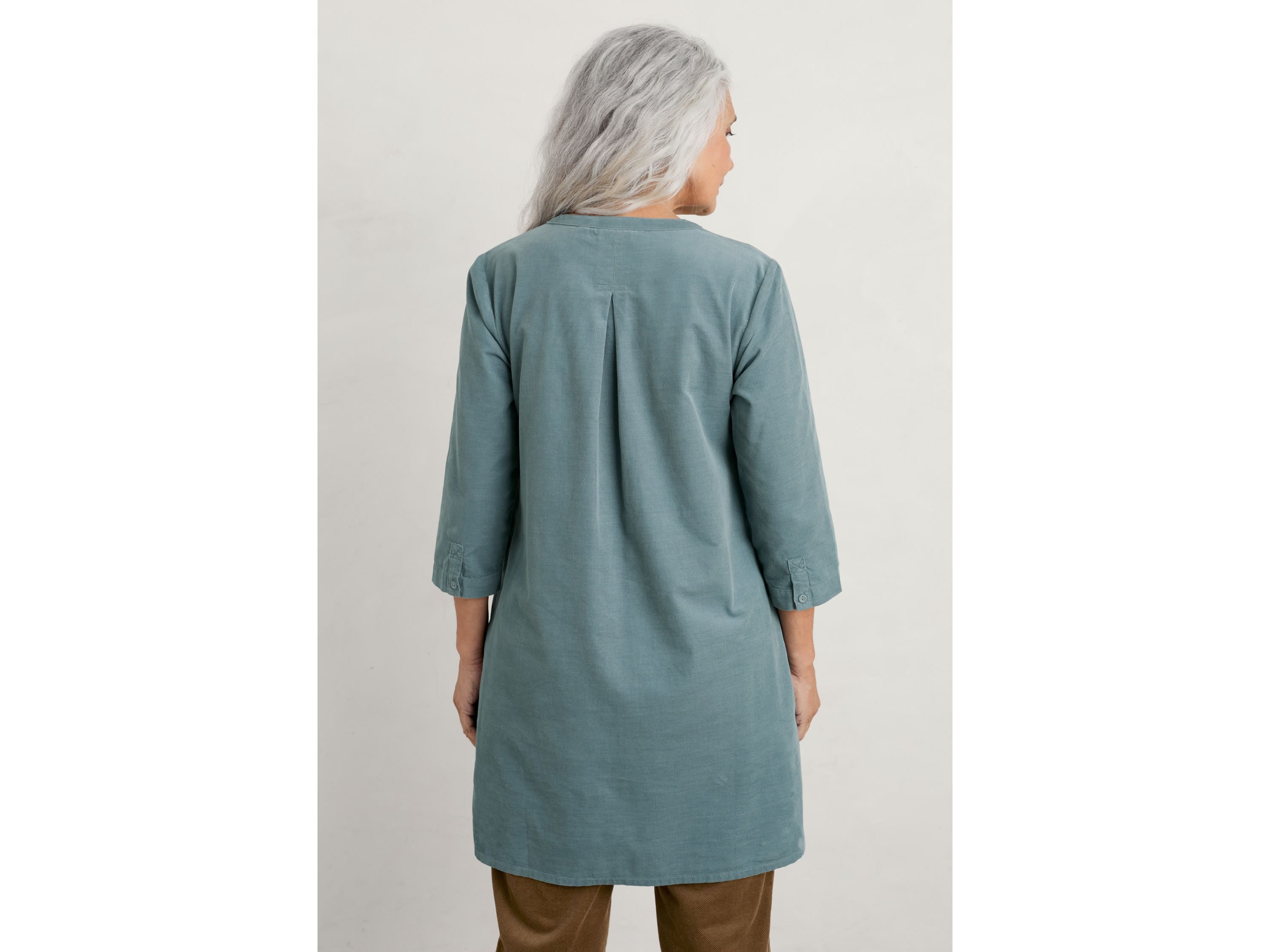 South Terrace Needlecord Tunic Blue