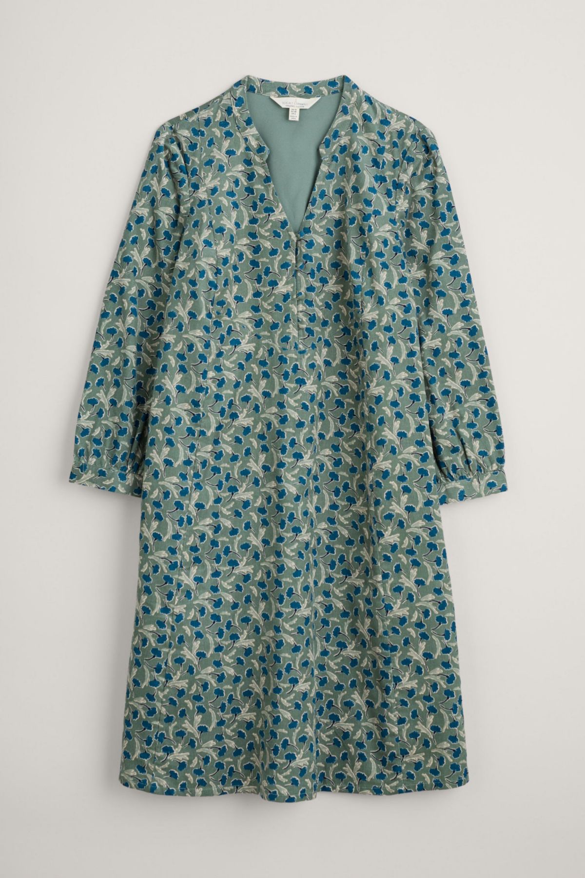 Diarist Needlecord Dress Green