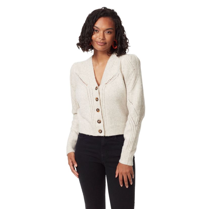 JULIETTA PUFF SLEEVE CARDIGAN