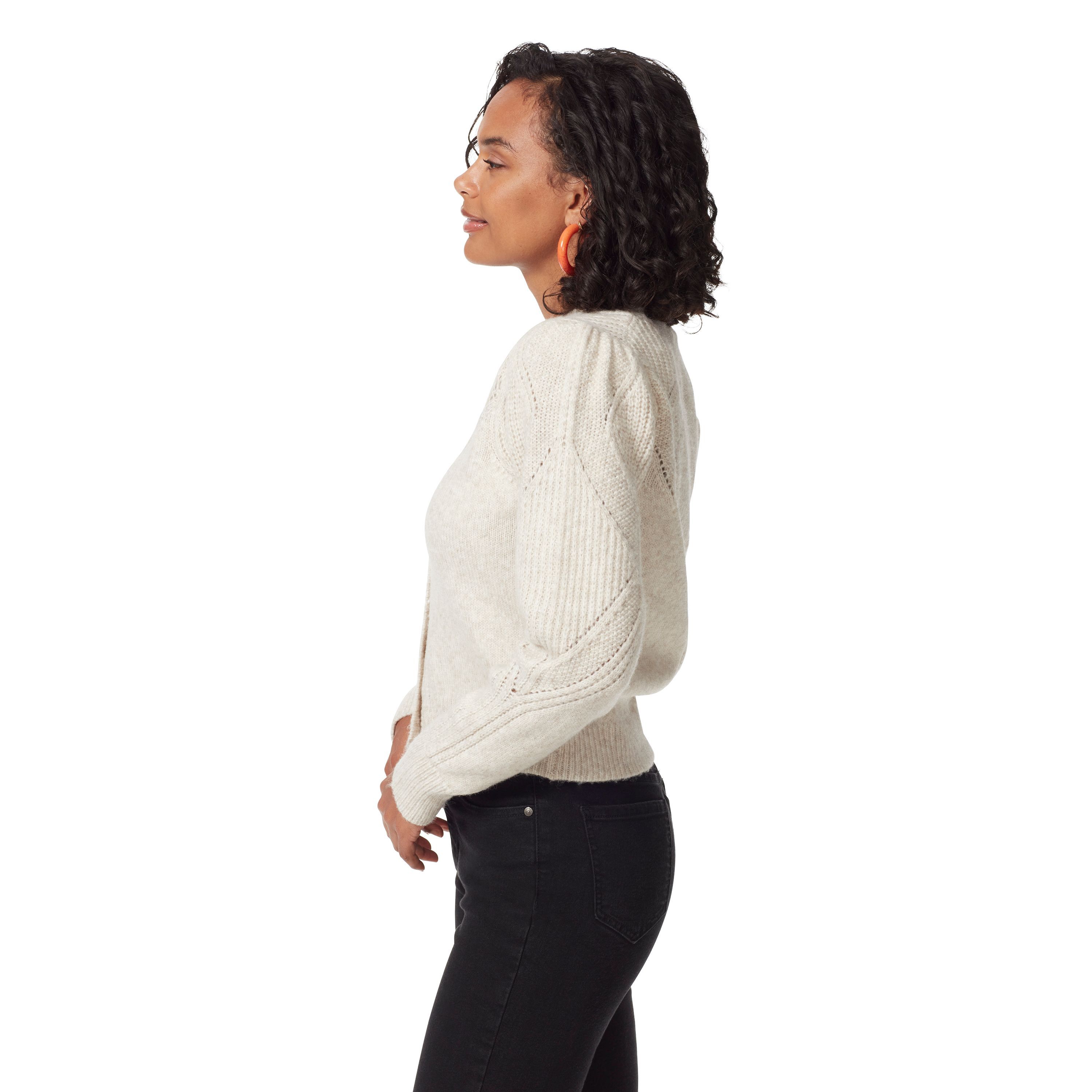 JULIETTA PUFF SLEEVE CARDIGAN