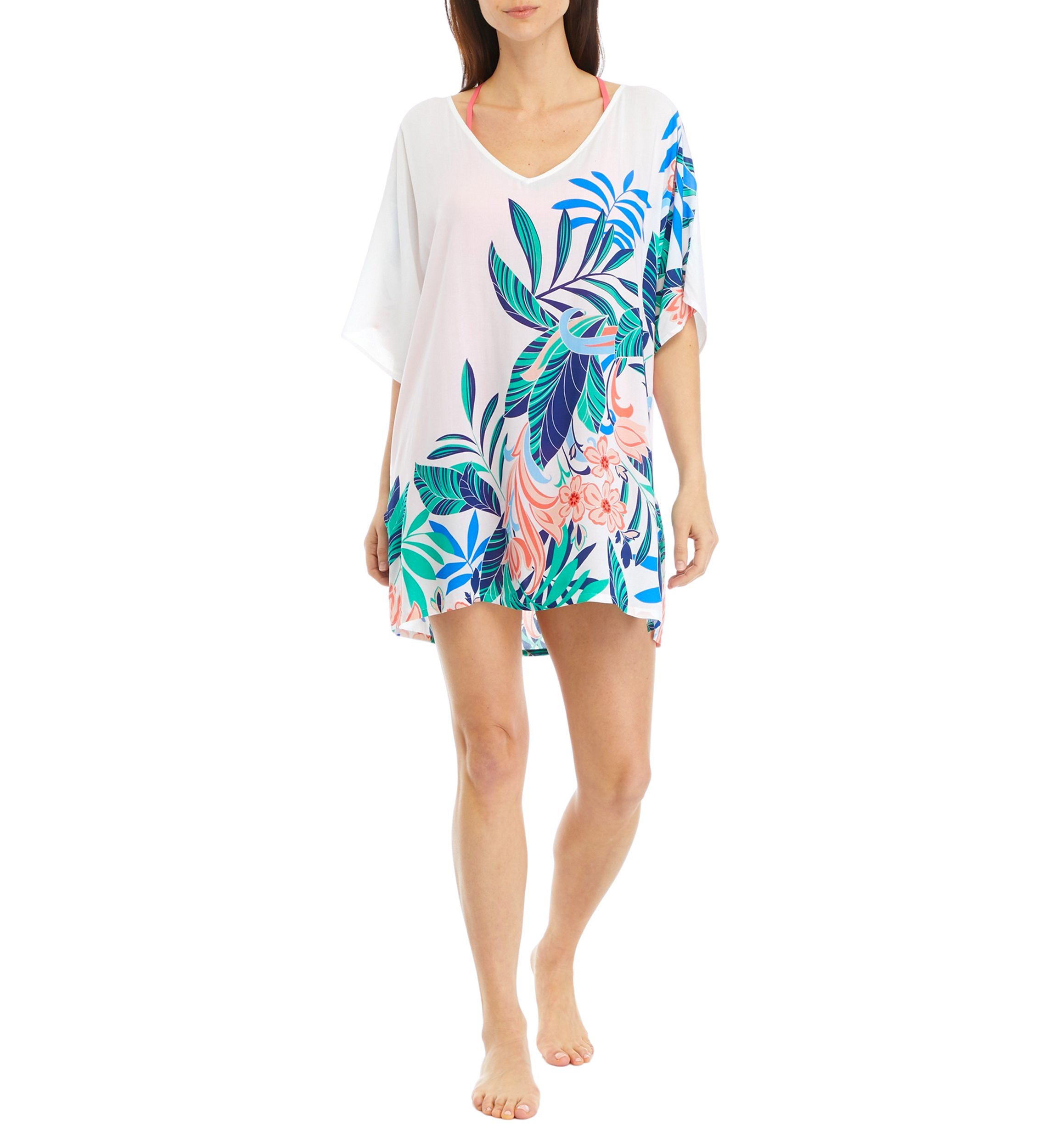 Floral Magic Tunic Swim Cover Up 