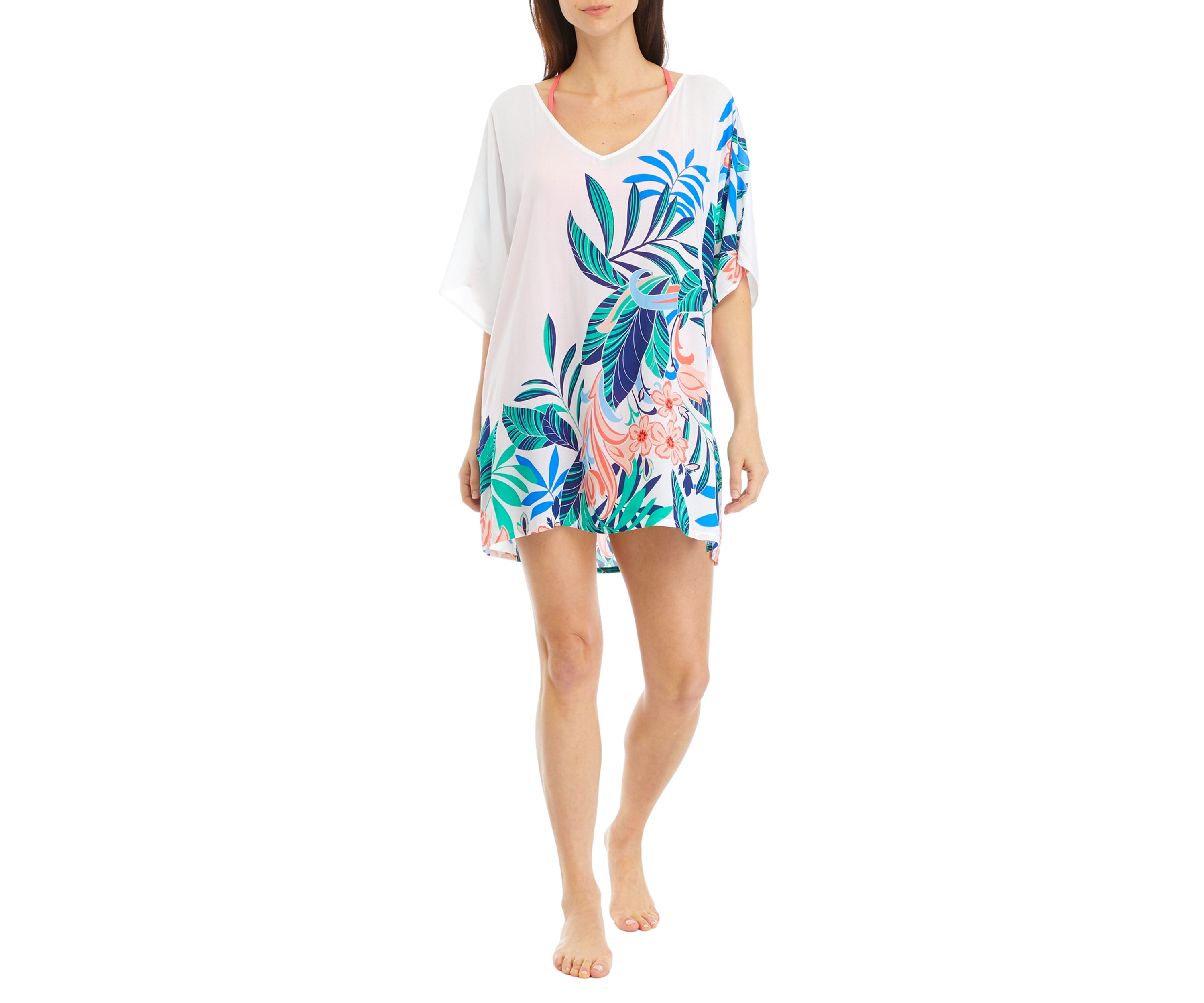 Floral Magic Tunic Swim Cover Up 