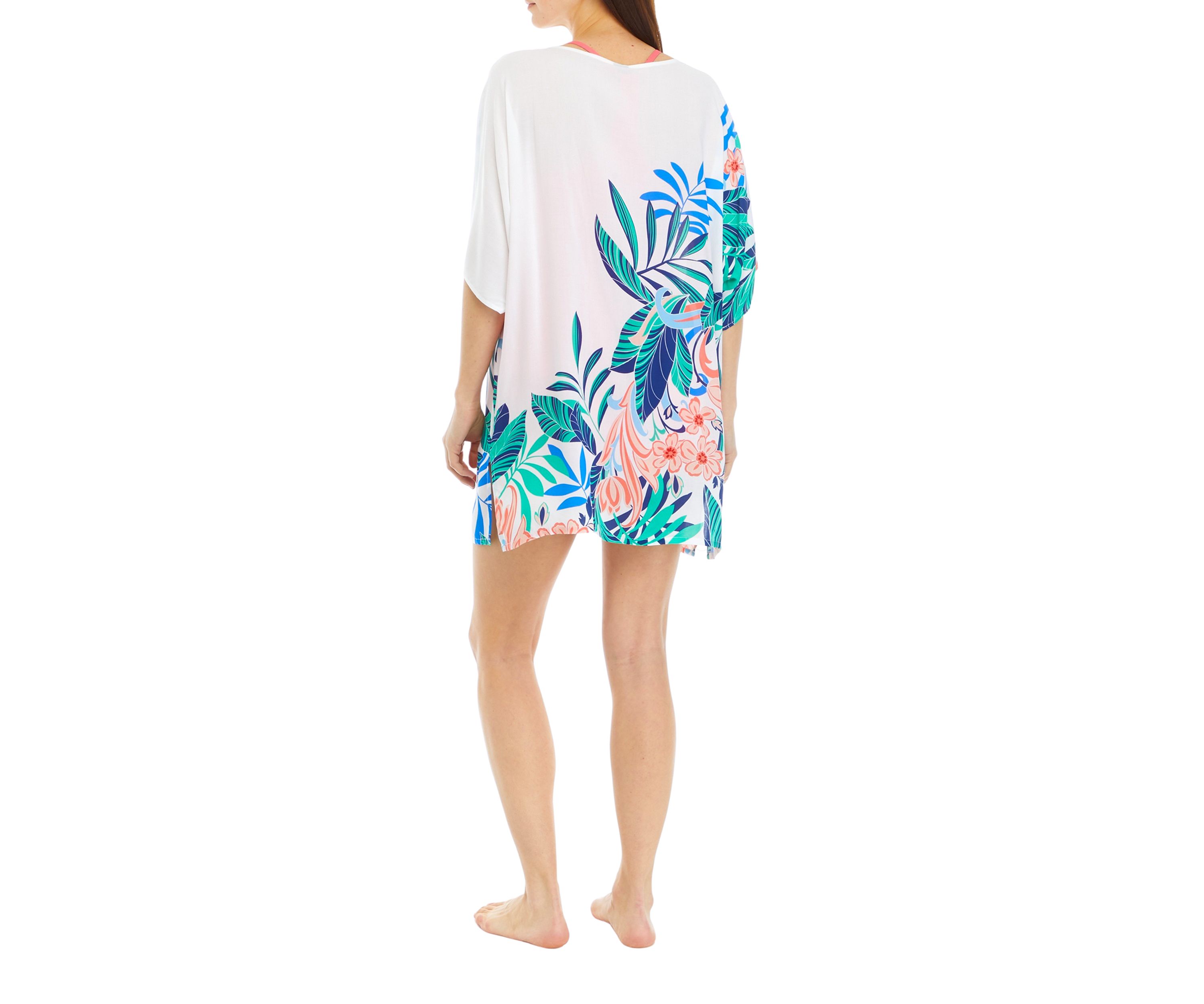 Floral Magic Tunic Swim Cover Up 
